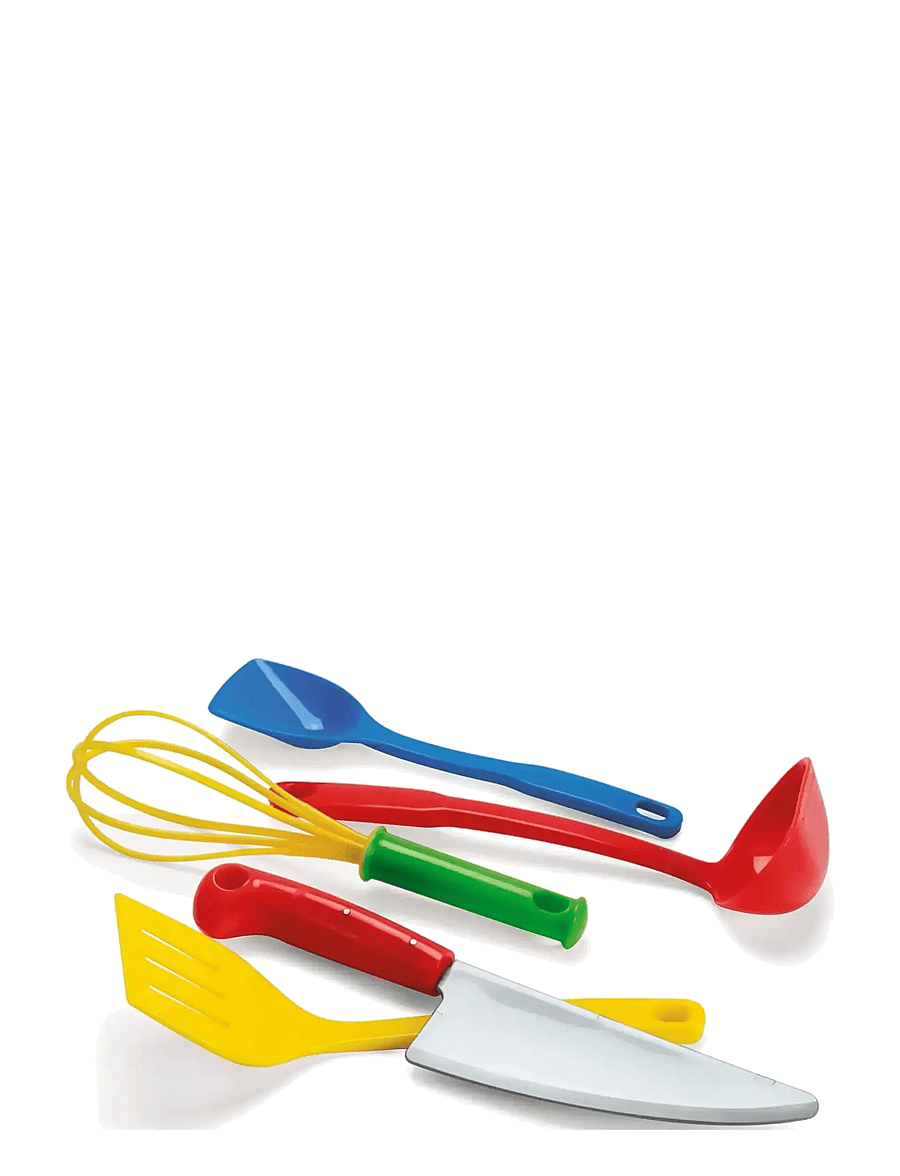 Dantoy - CLASSIC KITCHEN UTENSILS - mänguköögi tarvikud - blue, green, red, silver, yellow - 1
