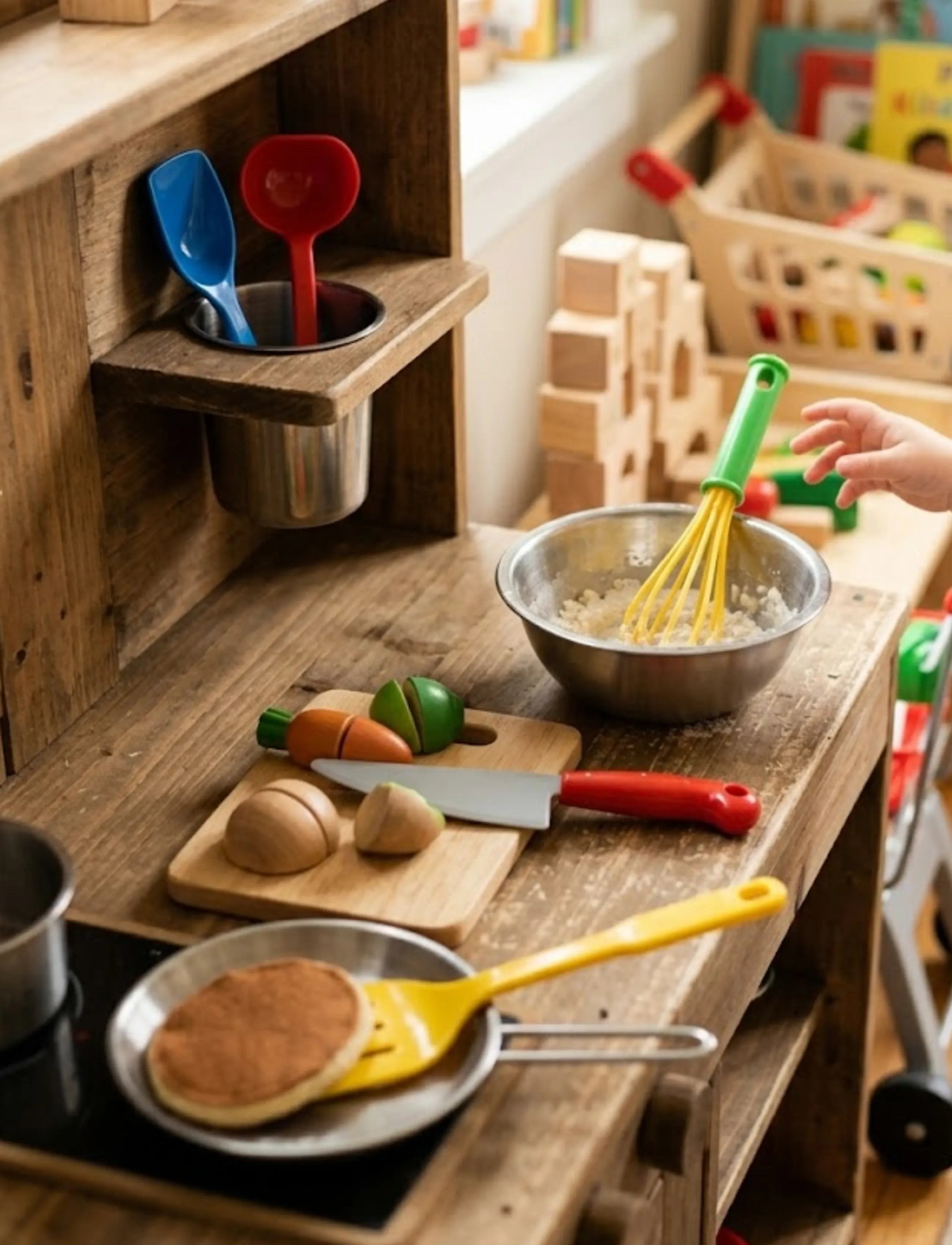Dantoy - CLASSIC KITCHEN UTENSILS - mänguköögi tarvikud - blue, green, red, silver, yellow - 4