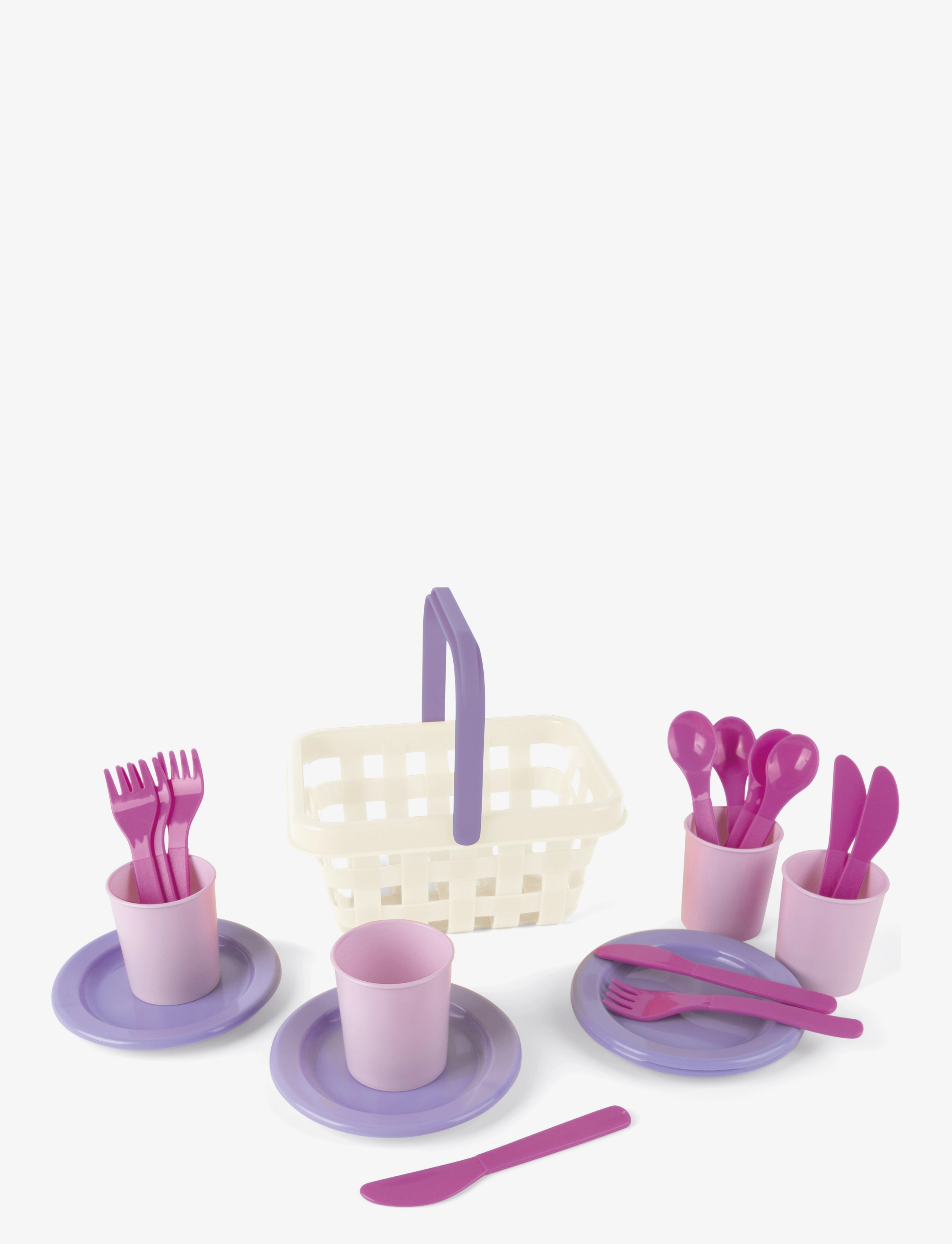Dantoy MLP PICNIC SET IN NET - App deal - PINK, LILAC, WHITE, GREY / multi