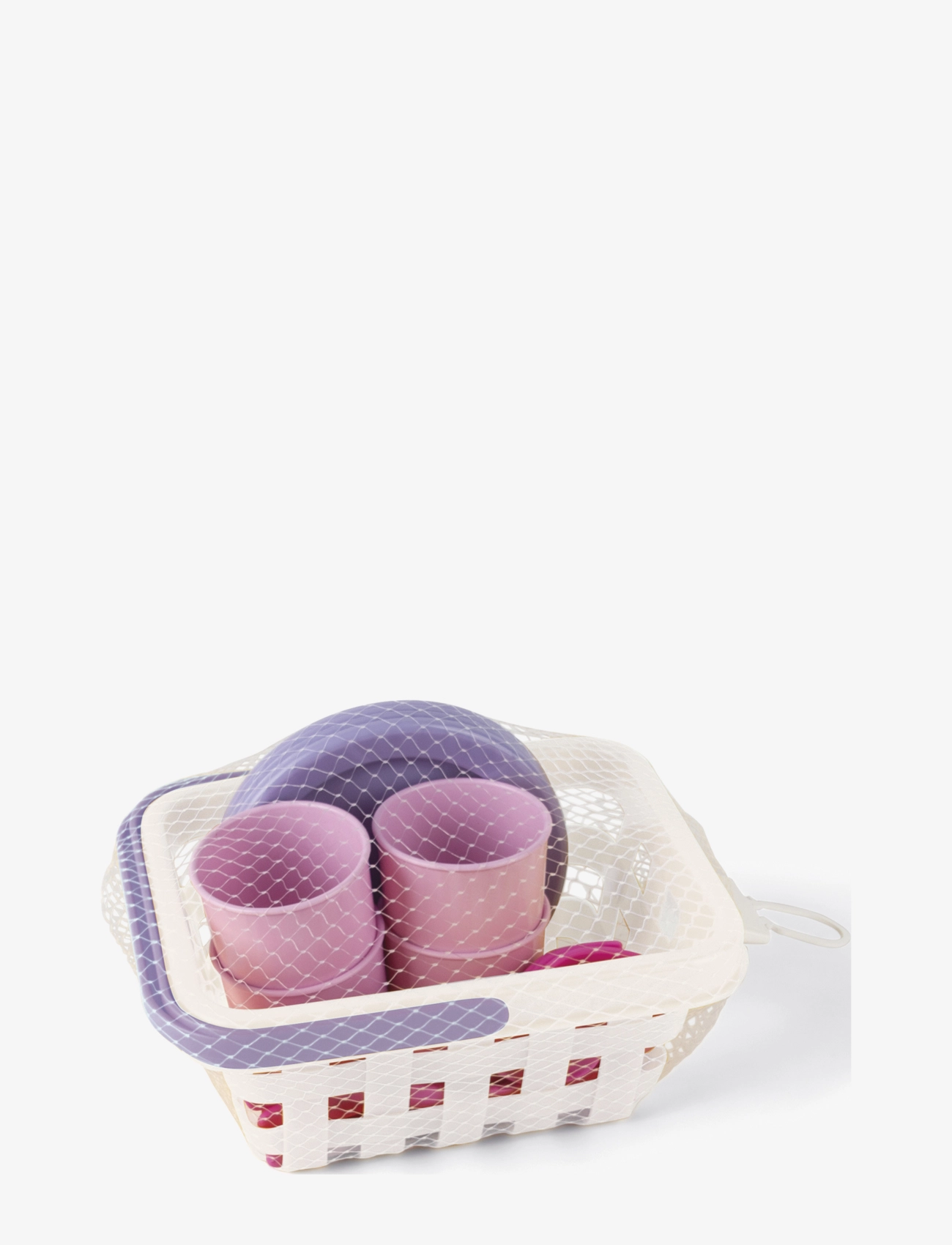 Dantoy - MLP PICNIC SET IN NET - accessoires voor speelgoedkeukens - pink, lilac, white, grey - 1