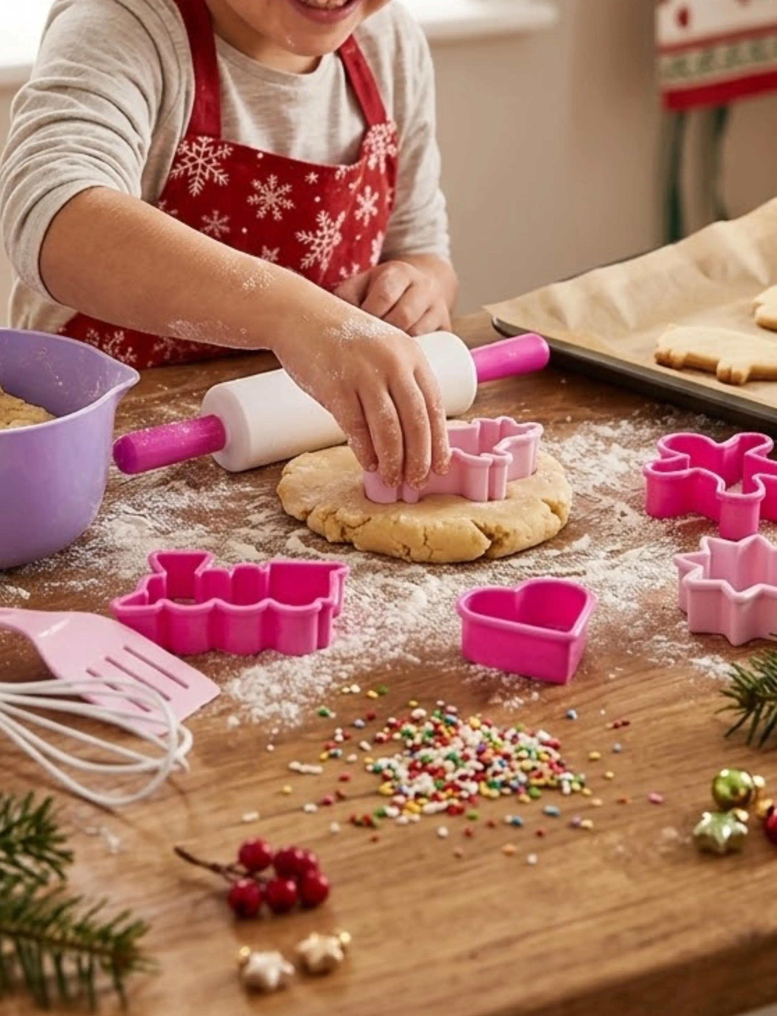 Dantoy My Little P. Baking Set In Net 12 Pcs, Børn, Toy Kitchen Tilbehør, Pink, Str: ONE SIZE
