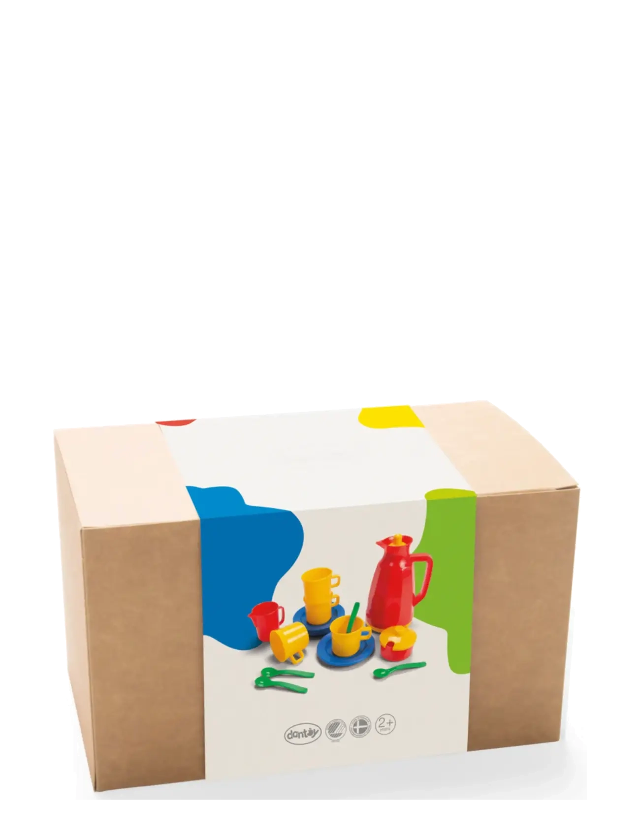 Dantoy - COFFEE SET IN A BOX - kaffesæt & tesæt - green, red, yellow, blue - 1