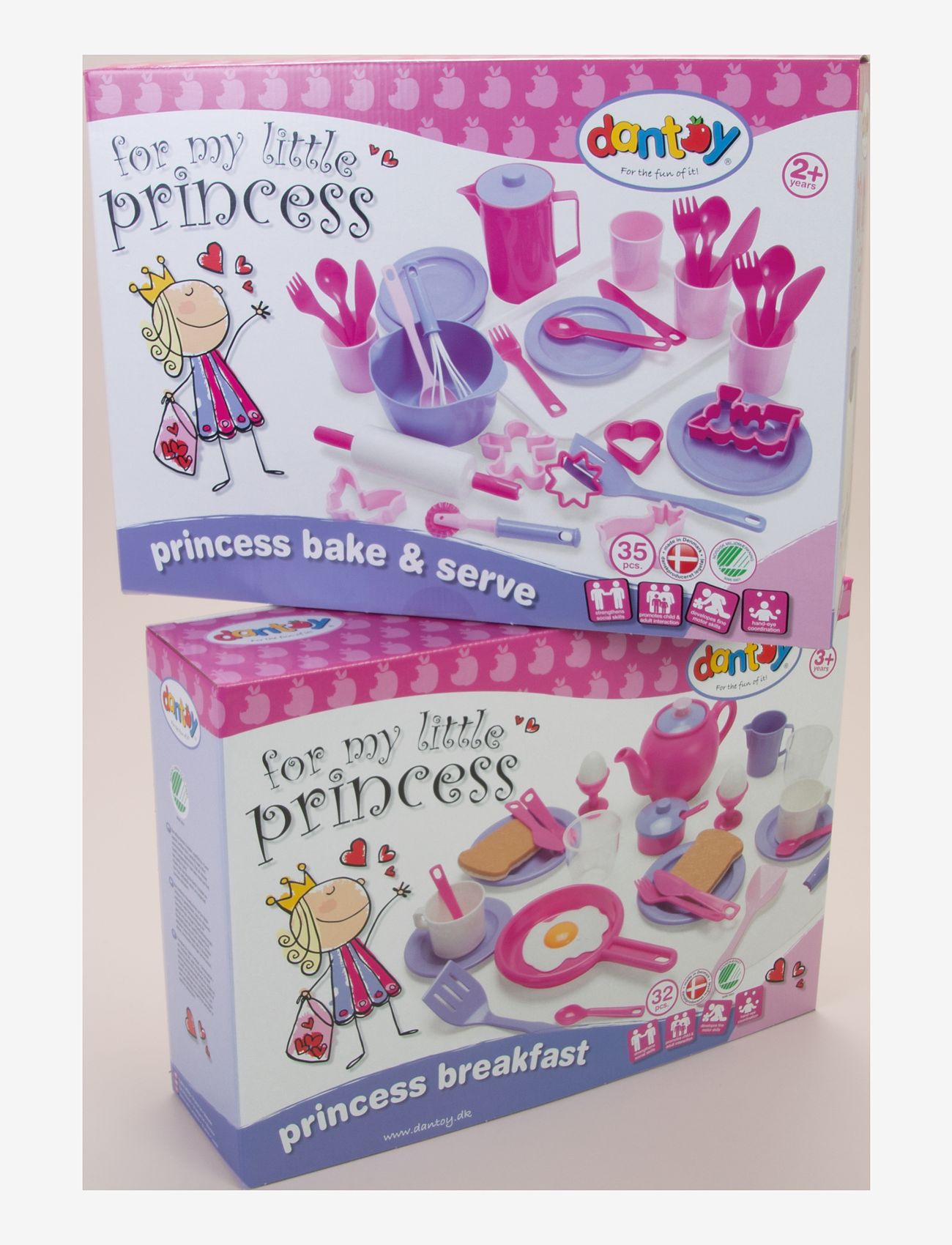 Dantoy - MLP BREAKFAST SET IN BOX - kaffe & teserviser - pink - 2