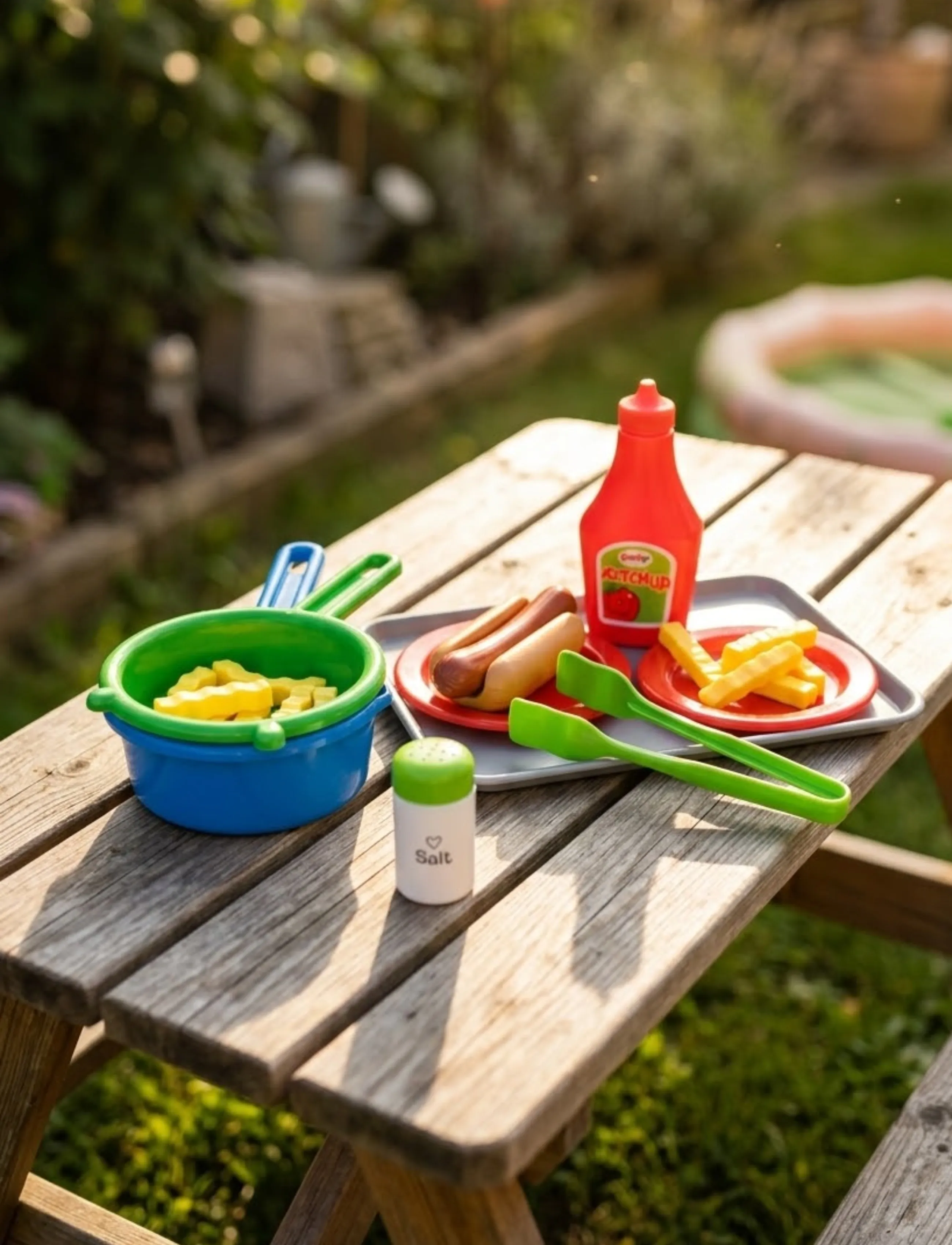 Dantoy Hotdog Set On Tray 22 Pcs, Børn, Toy Kitchen Tilbehør, Multi/mønstret, Str: ONE SIZE