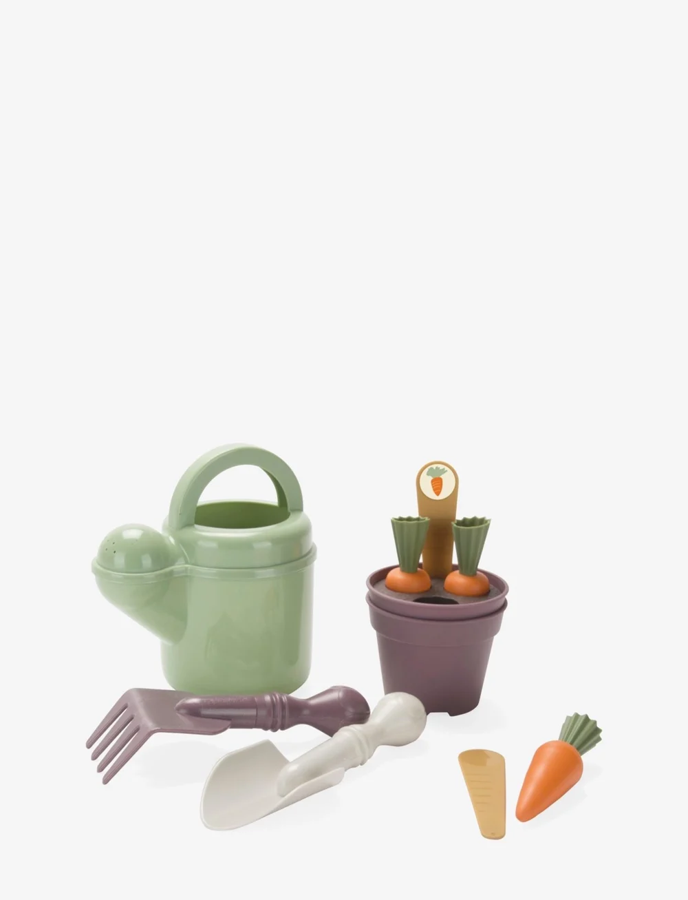 Dantoy - GREEN GARDEN PLANT SET - haveredskaber - purple, mint green, orange, gray - 1