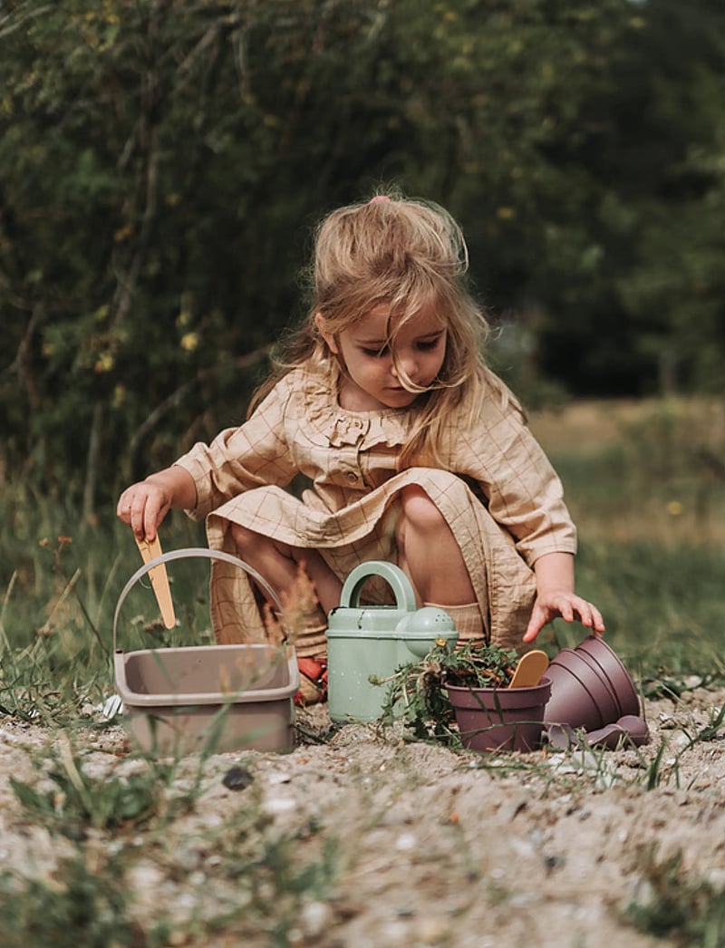 Dantoy - GREEN GARDEN PLANT SET - garðverkfæri - purple, mint green, orange, gray - 0