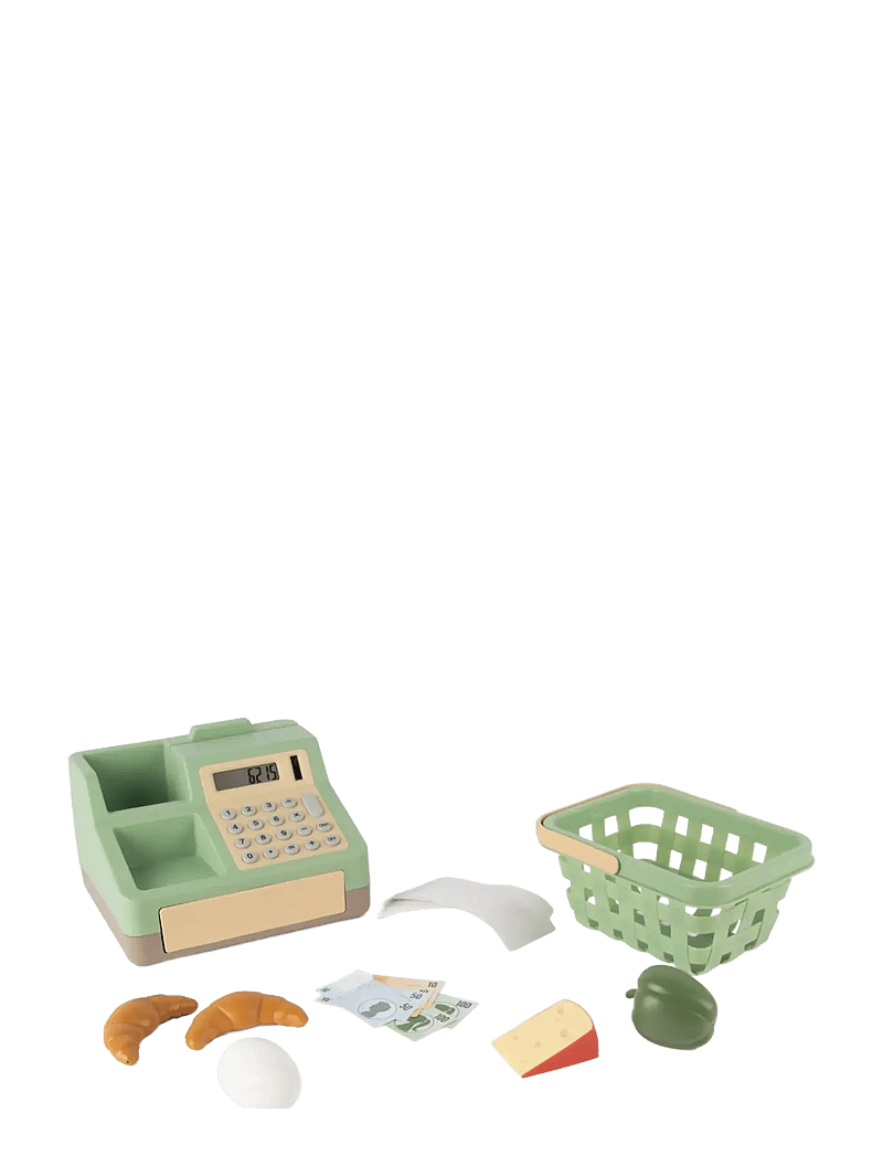 Dantoy - GG CASH REGISTER SET BOX - electronic & media - blood orange, dark brown, dark green, dust brown, gray, green, light yellow, warm gray, white - 1