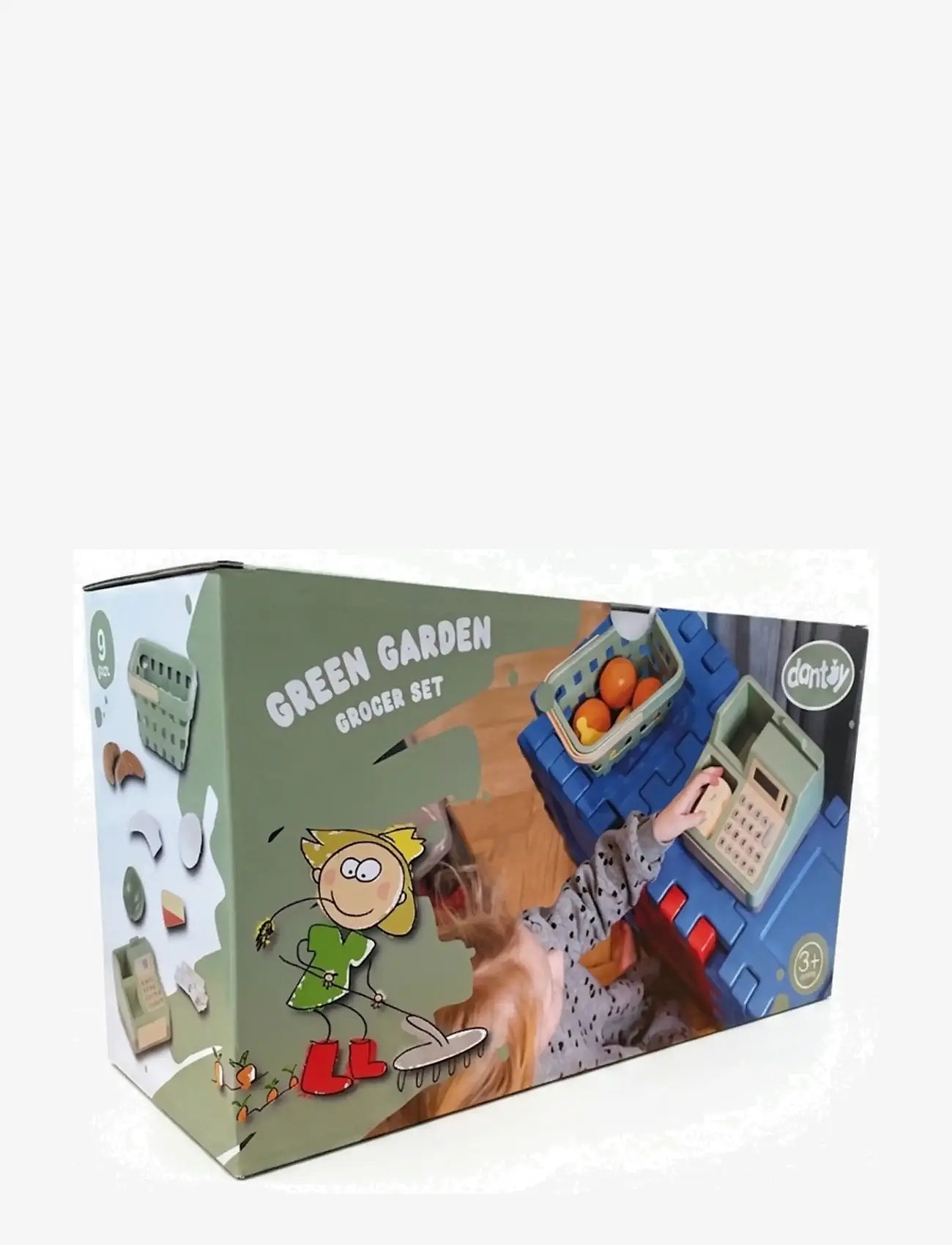 Dantoy - GG CASH REGISTER SET BOX - electronic & media - blood orange, dark brown, dark green, dust brown, gray, green, light yellow, warm gray, white - 2