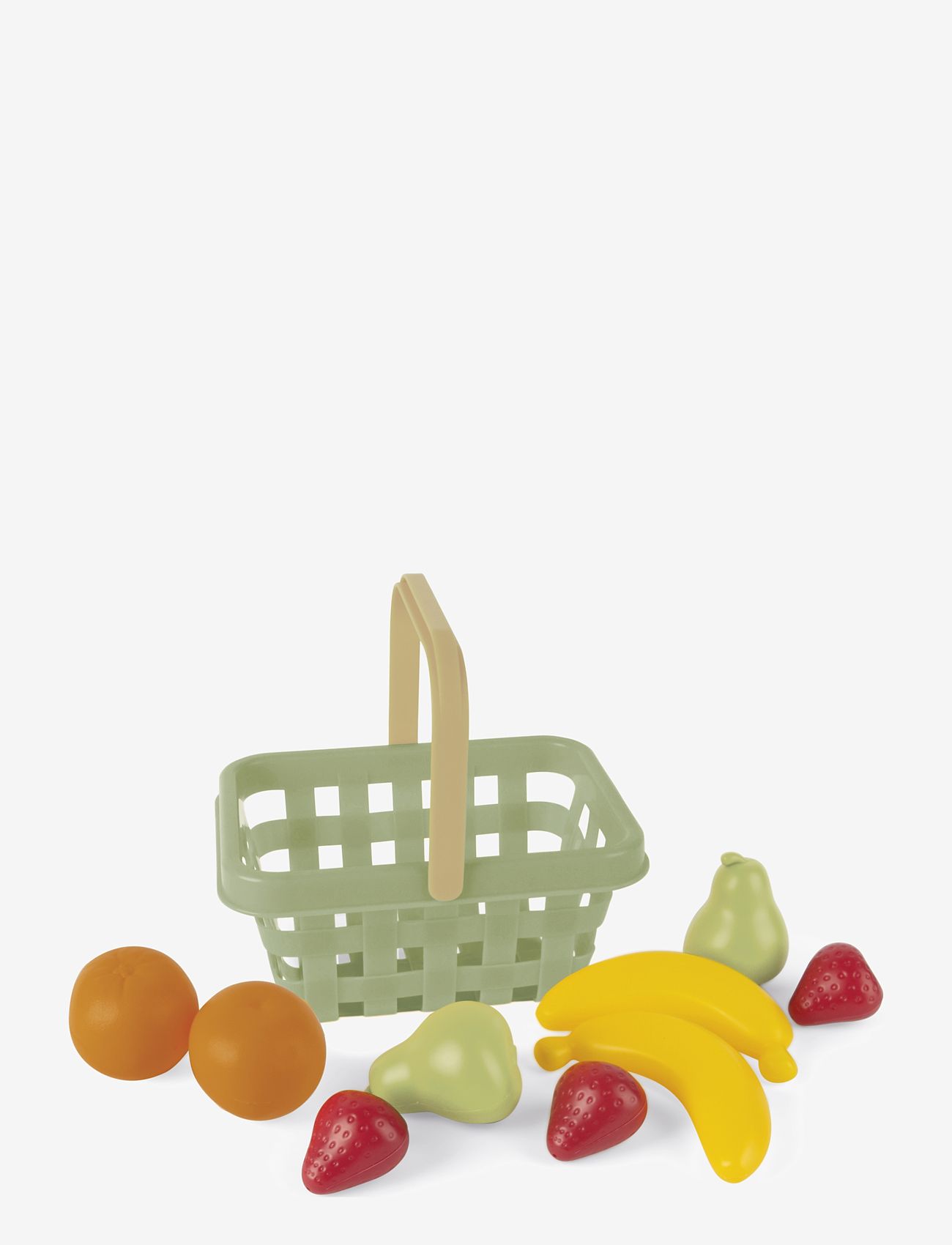 Dantoy - green garden fruit basket - leikkiruoka & -kakut - green, yellow, red, green, orange, beige - 1