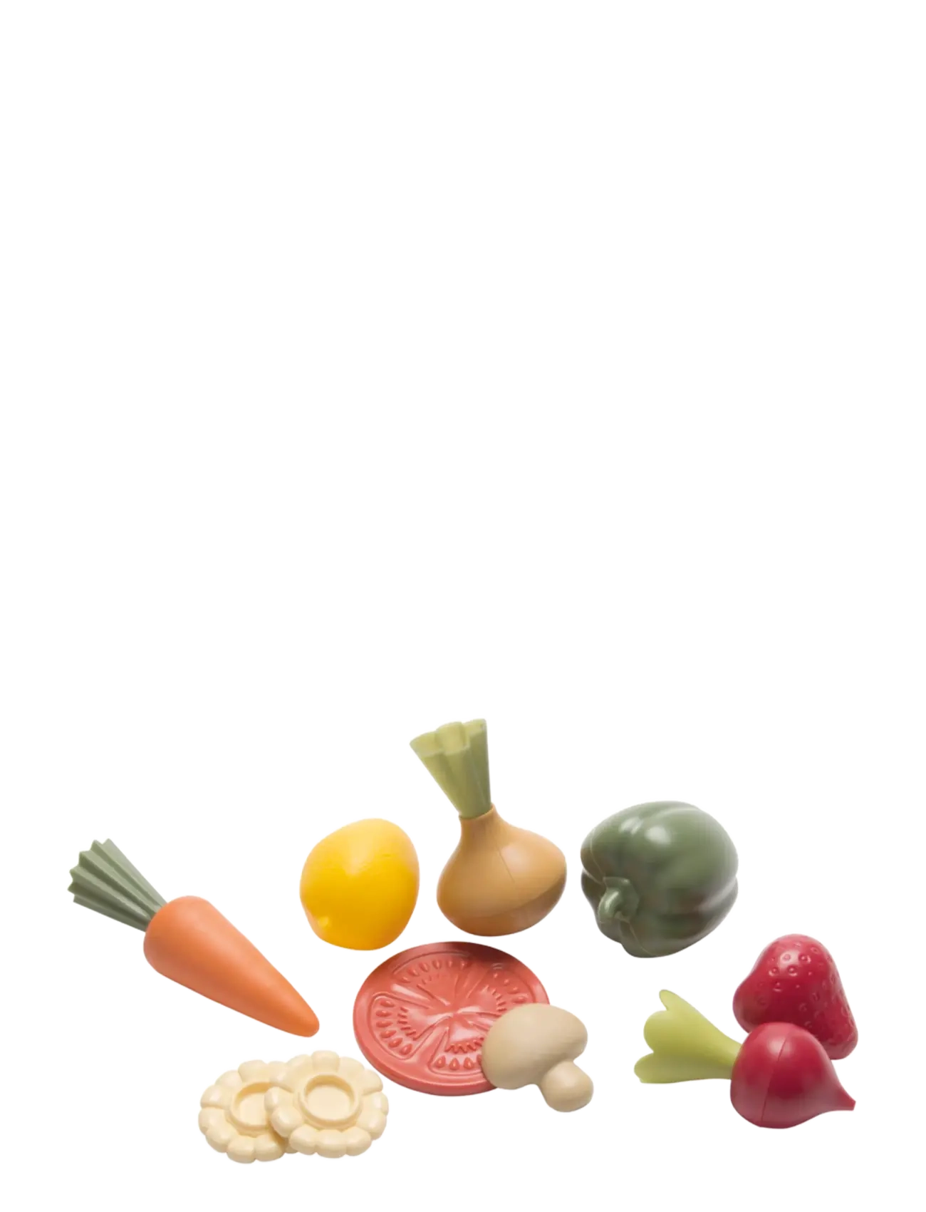 Dantoy GREEN GARDEN FRUIT & VEGETABLES IN NET 10 PCS - App deal - VARYING / multi