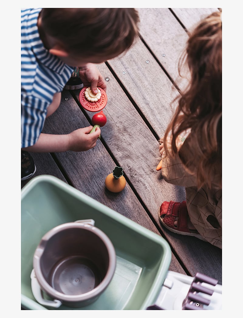 Dantoy - GREEN GARDEN FRUIT & VEGETABLES IN NET 10 PCS - leksaksmat & leksakstårtor - varying - 3