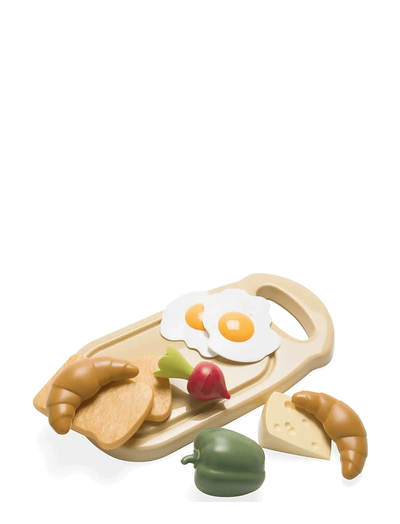 Dantoy - GREEN GARDEN BREAKFAST PLATTER IN NET 10 PCS - toy food & cakes - varying - 1