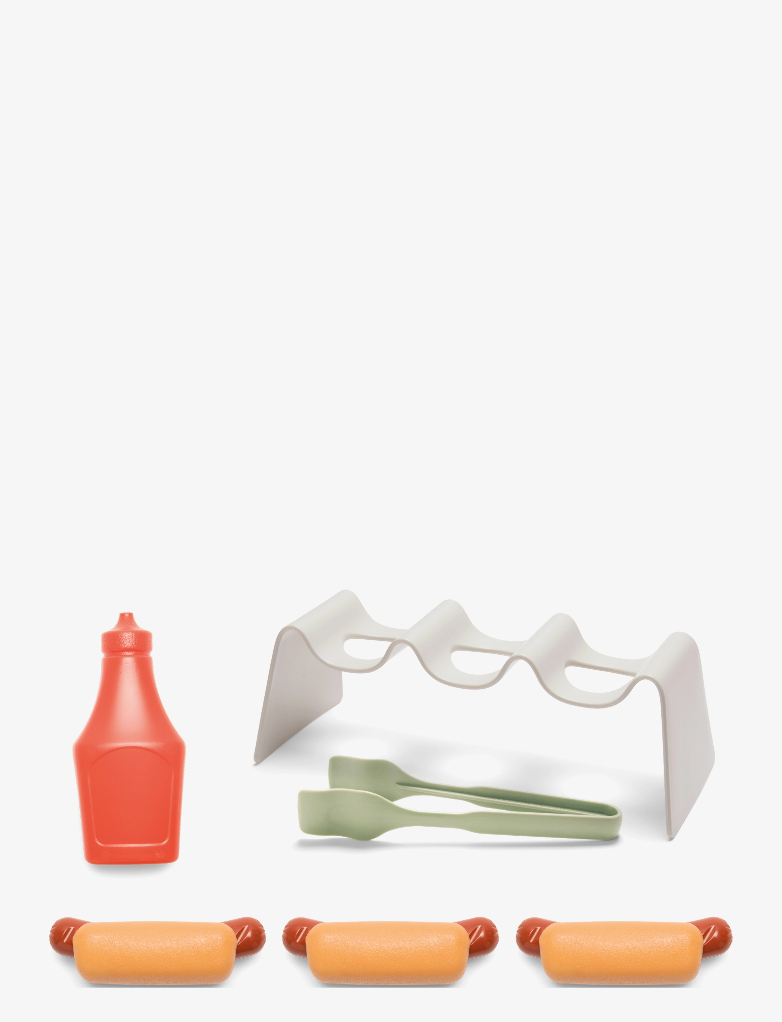 Dantoy - GREEN GARDEN HOTDOG SET IN BOX - leikfangamatur & kökur - purple, mint green, orange, gray - 2