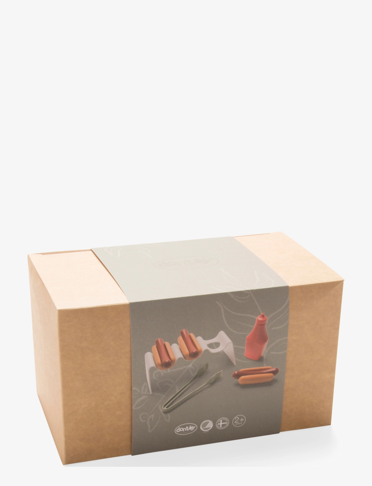 Dantoy - GREEN GARDEN HOTDOG SET IN BOX - leikfangamatur & kökur - purple, mint green, orange, gray - 3