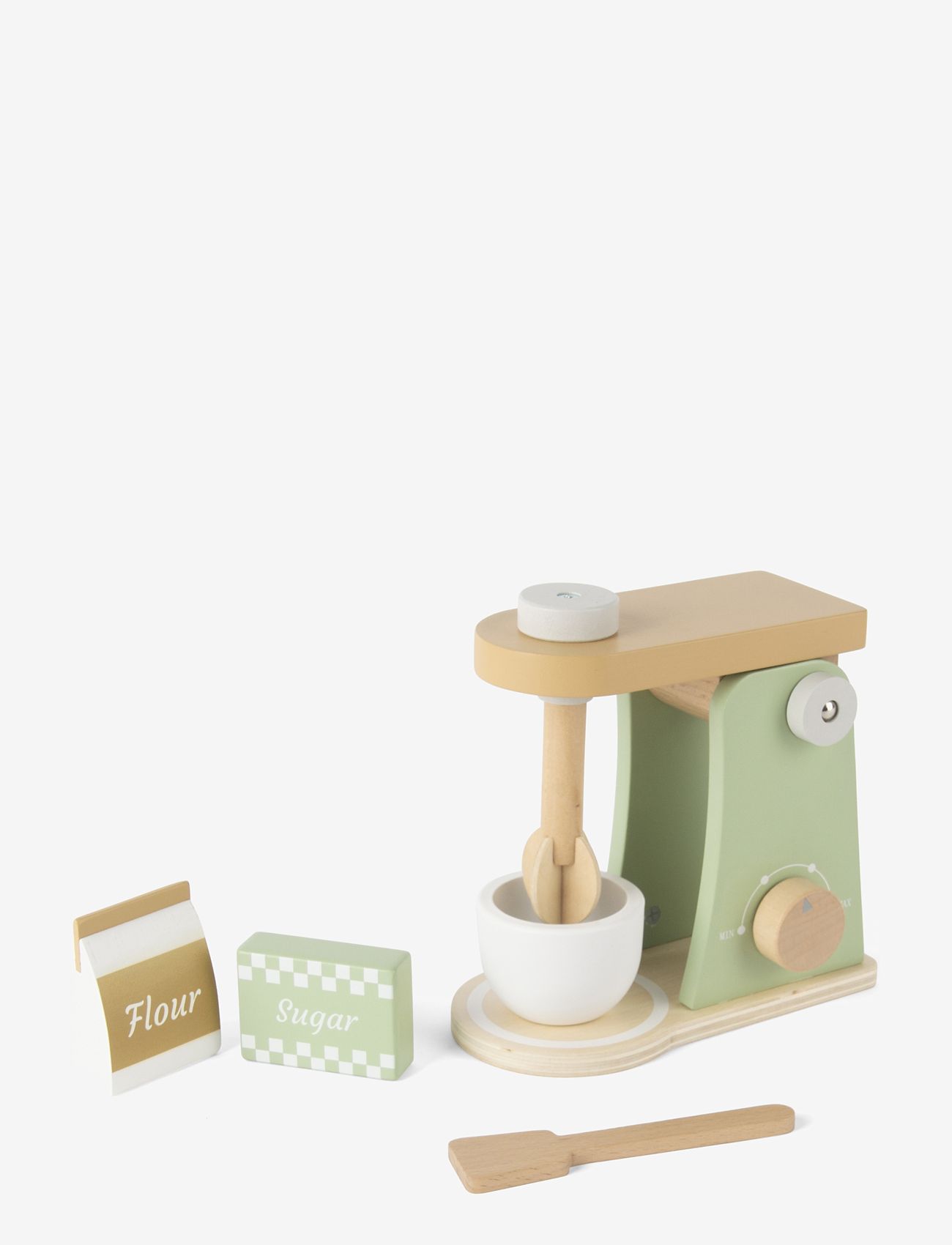 Dantoy - BLENDER WOOD IN GIFT BOX 4 PARTS - tillbehör till leksakskök - mixed colours - 1