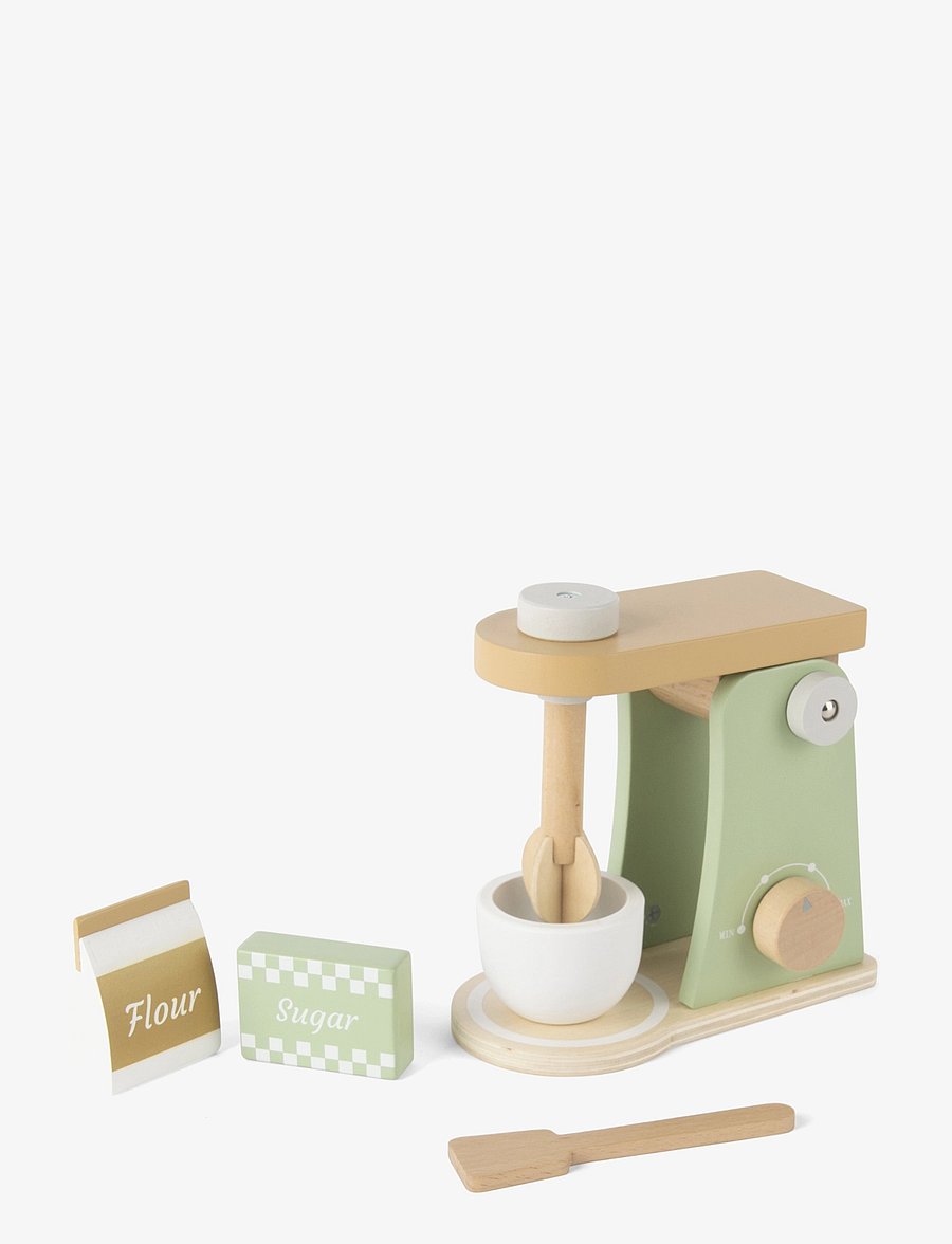 Dantoy - BLENDER WOOD IN GIFT BOX 4 PARTS - fylgihlutir fyrir leikfangaeldhús - mixed colours - 1