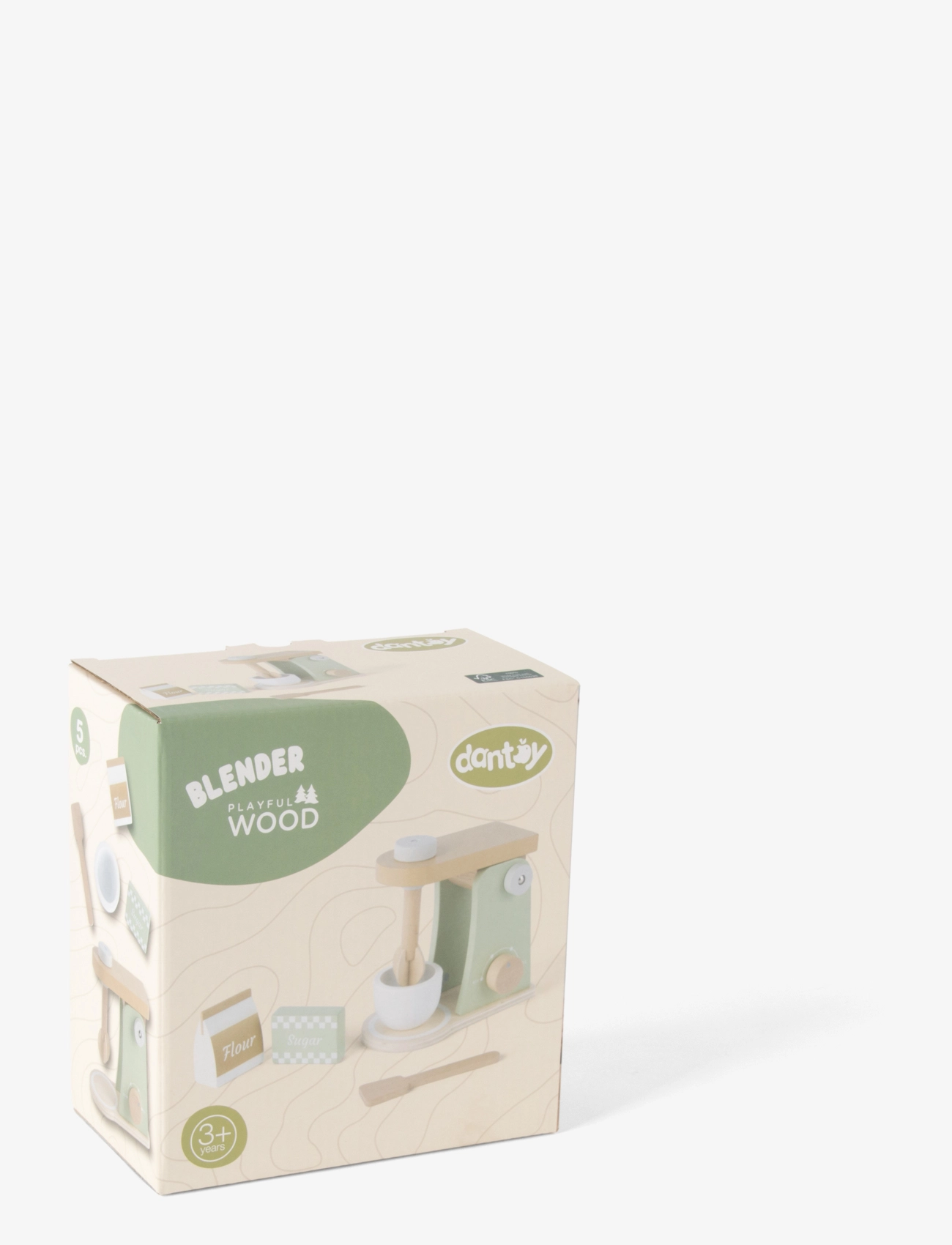 Dantoy - BLENDER WOOD IN GIFT BOX 4 PARTS - fylgihlutir fyrir leikfangaeldhús - mixed colours - 2