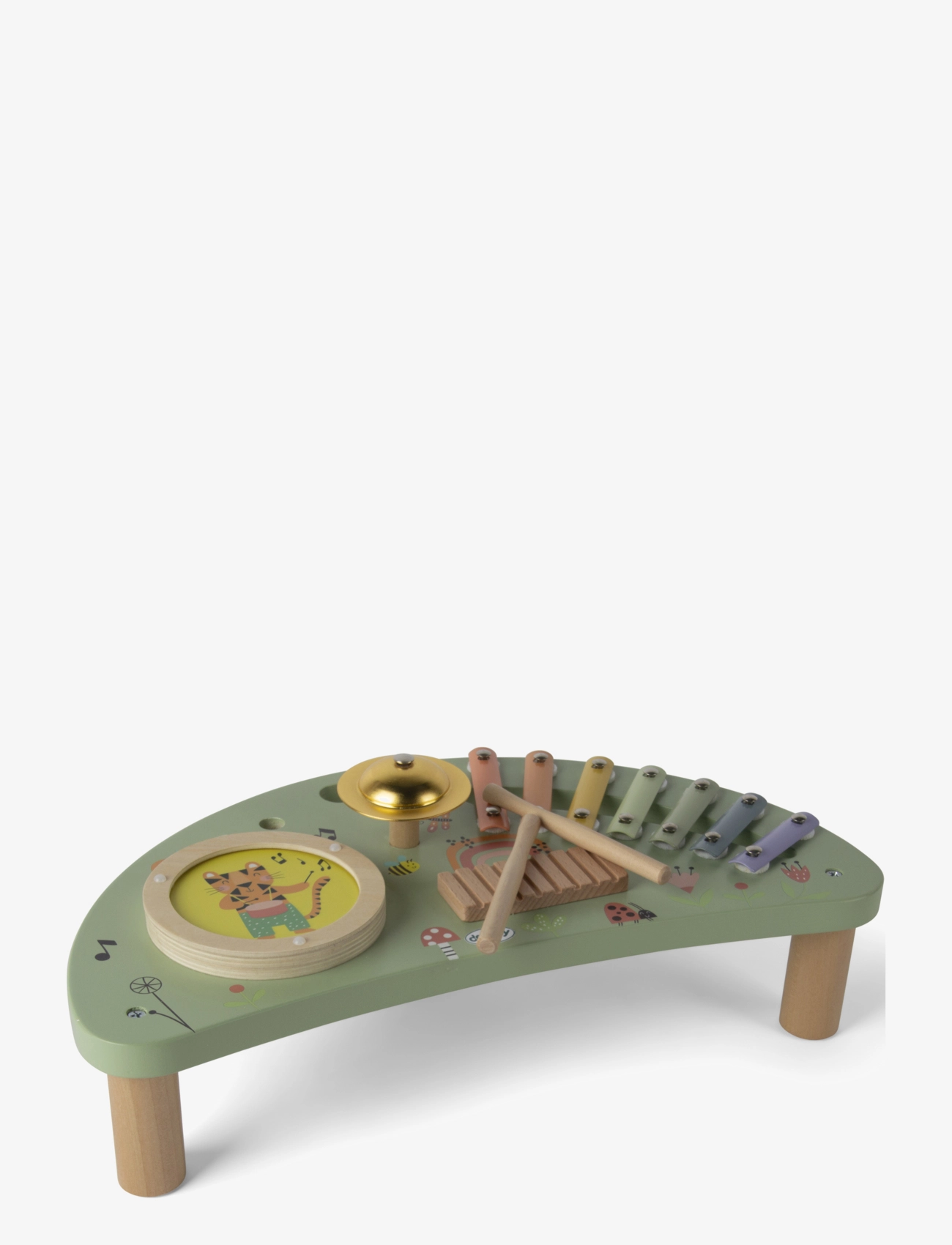DANTOY Music Station Wood In Gift Box 4 Parts Patterned - 39.4X21.1X10.5CM - Kinder