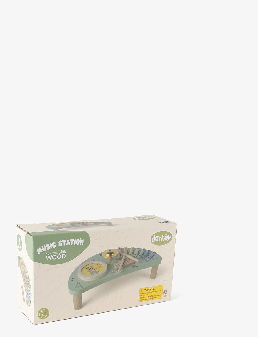 Dantoy - MUSIC STATION WOOD IN GIFT BOX 4 PARTS - jouets - mixed colours - 2