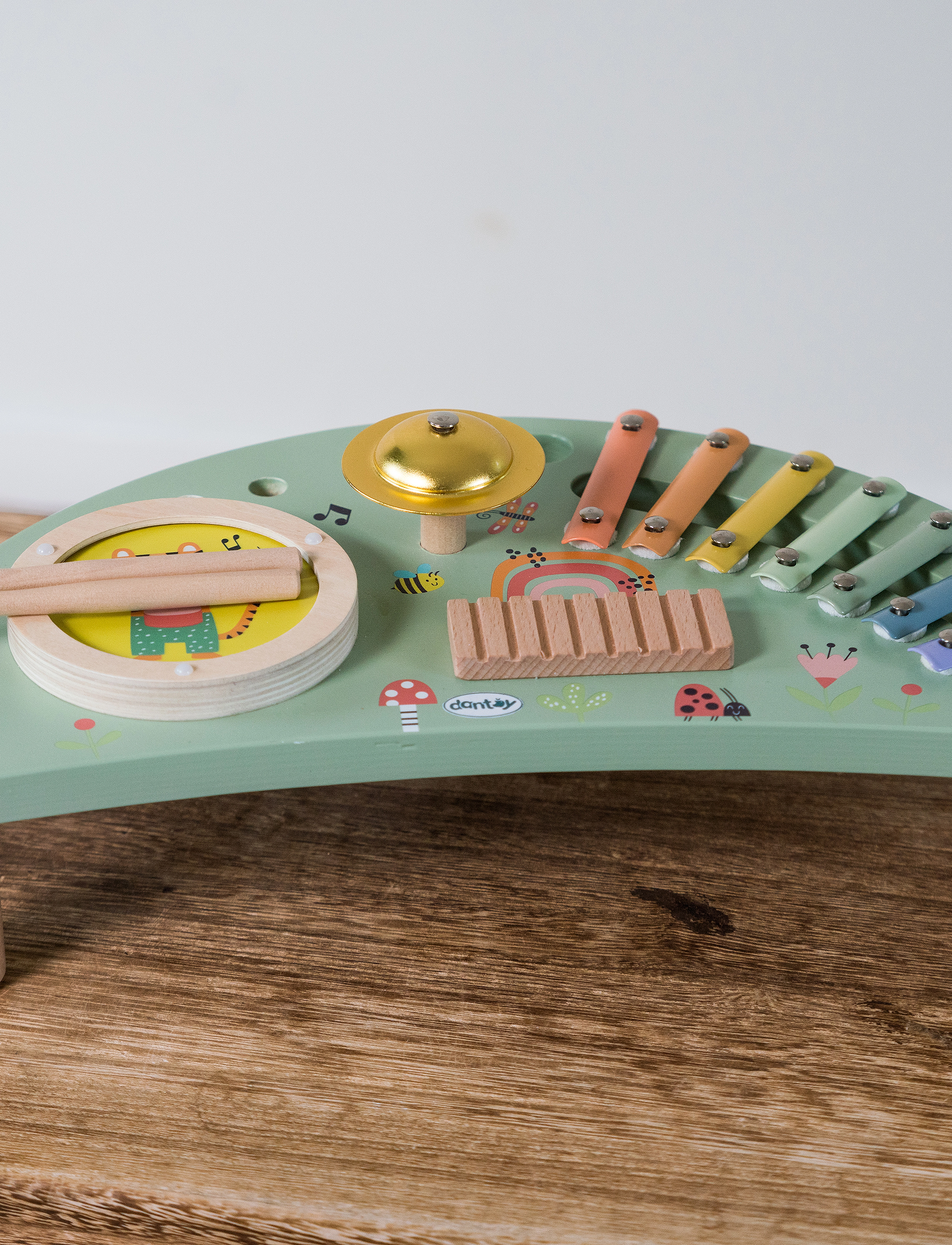 Dantoy - MUSIC STATION WOOD IN GIFT BOX 4 PARTS - jouets - mixed colours - 4