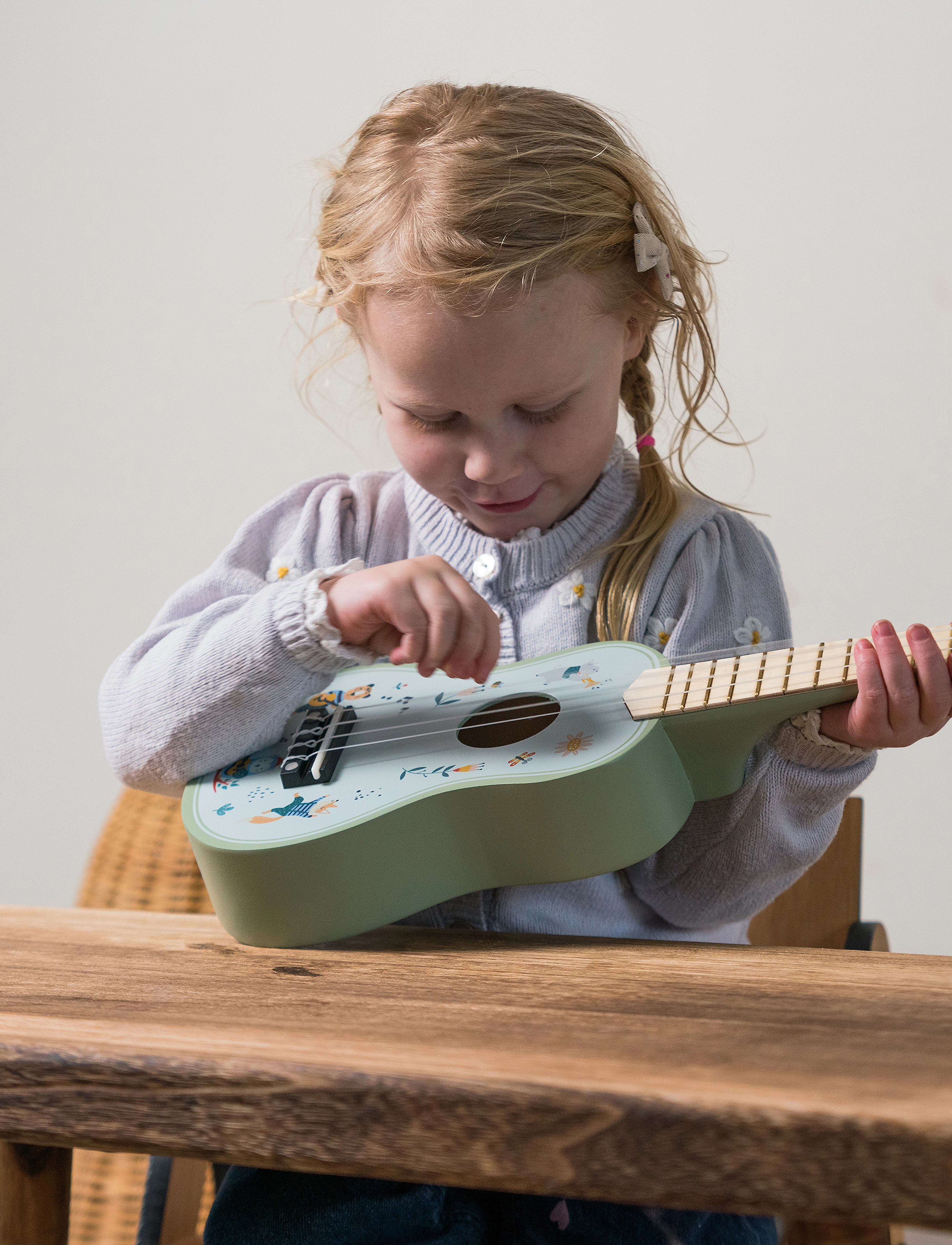 Dantoy - GUITAR WOOD IN GIFT BOX 1 PART - legetøj - mixed colours - 3