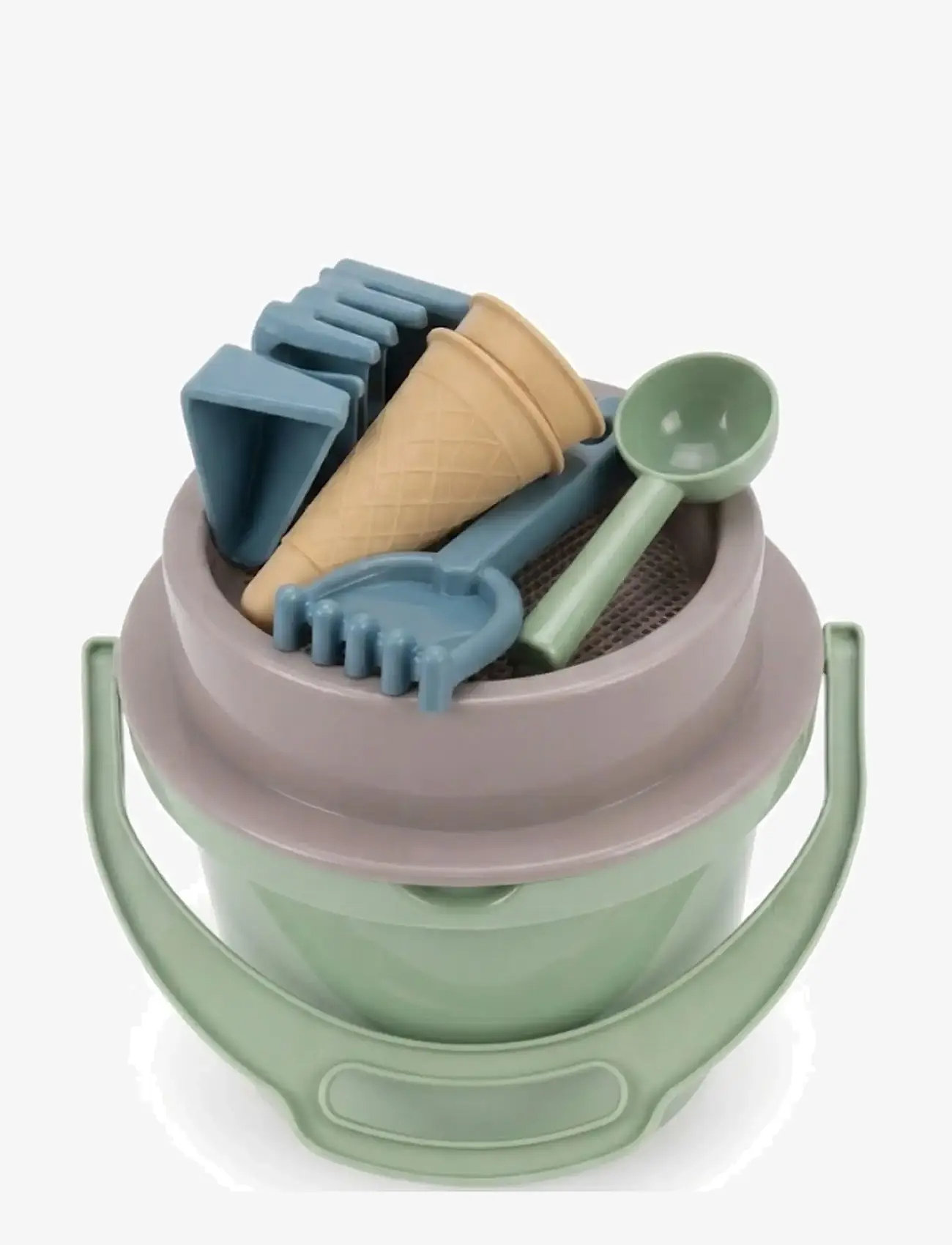 Dantoy - THORBJORN BUCKET SET GREEN - gode sommertilbud - green, blue, white, grey, brown - 1