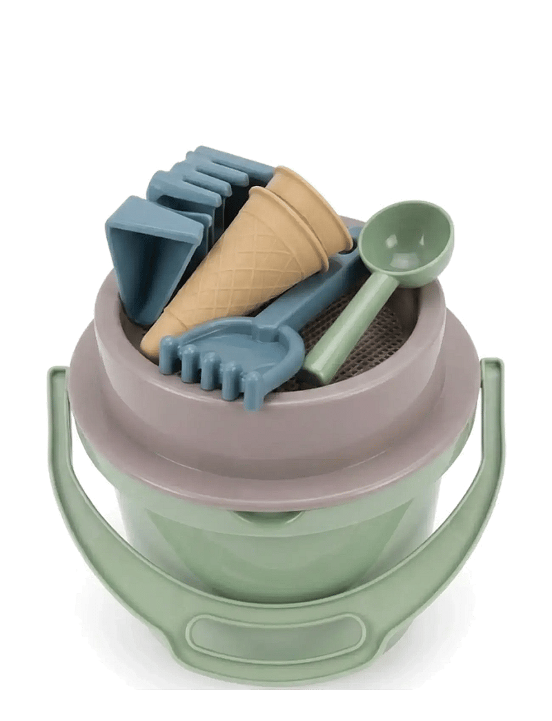 Dantoy - THORBJORN BUCKET SET GREEN - sandleksaker - green, blue, white, grey, brown - 2