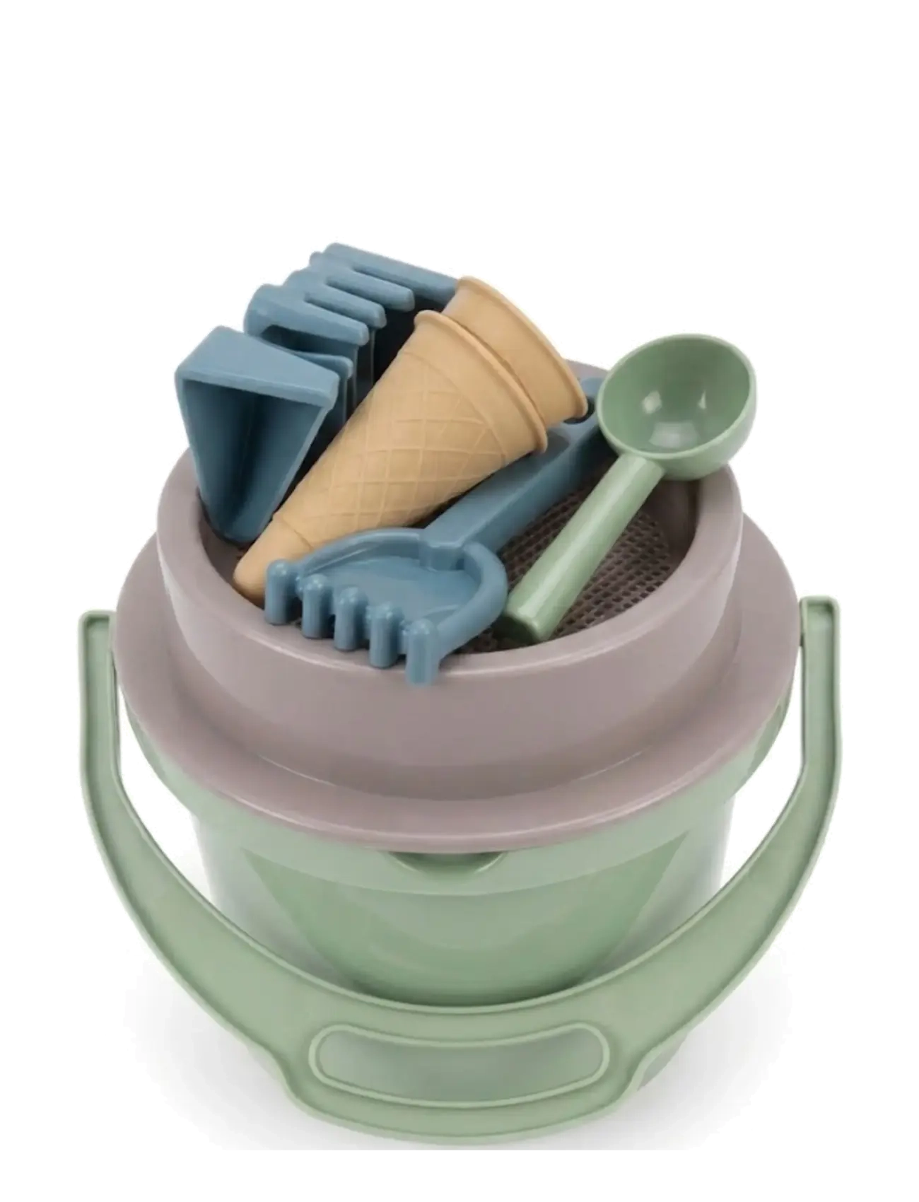 Dantoy - THORBJORN BUCKET SET GREEN - sand toys - green, blue, white, grey, brown - 2