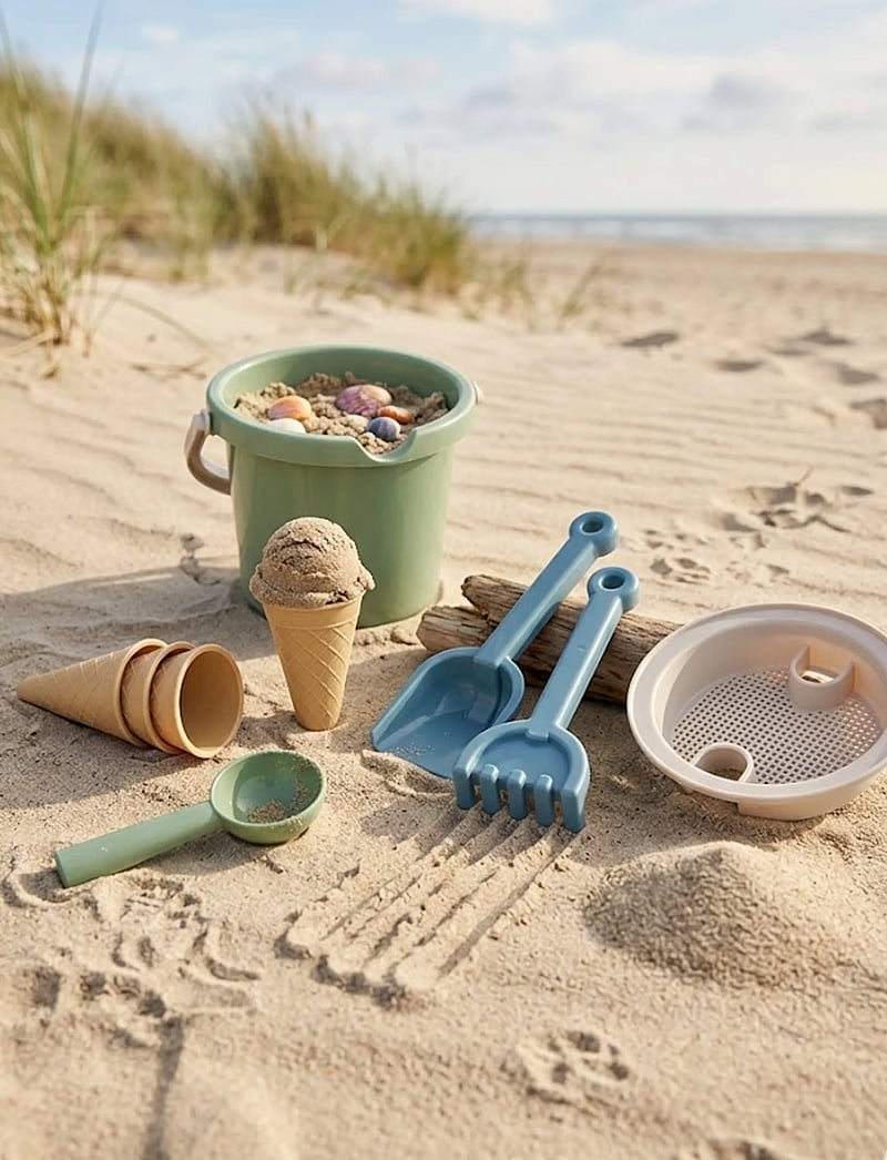 Dantoy - THORBJORN BUCKET SET GREEN - green, blue, white, grey, brown - 4