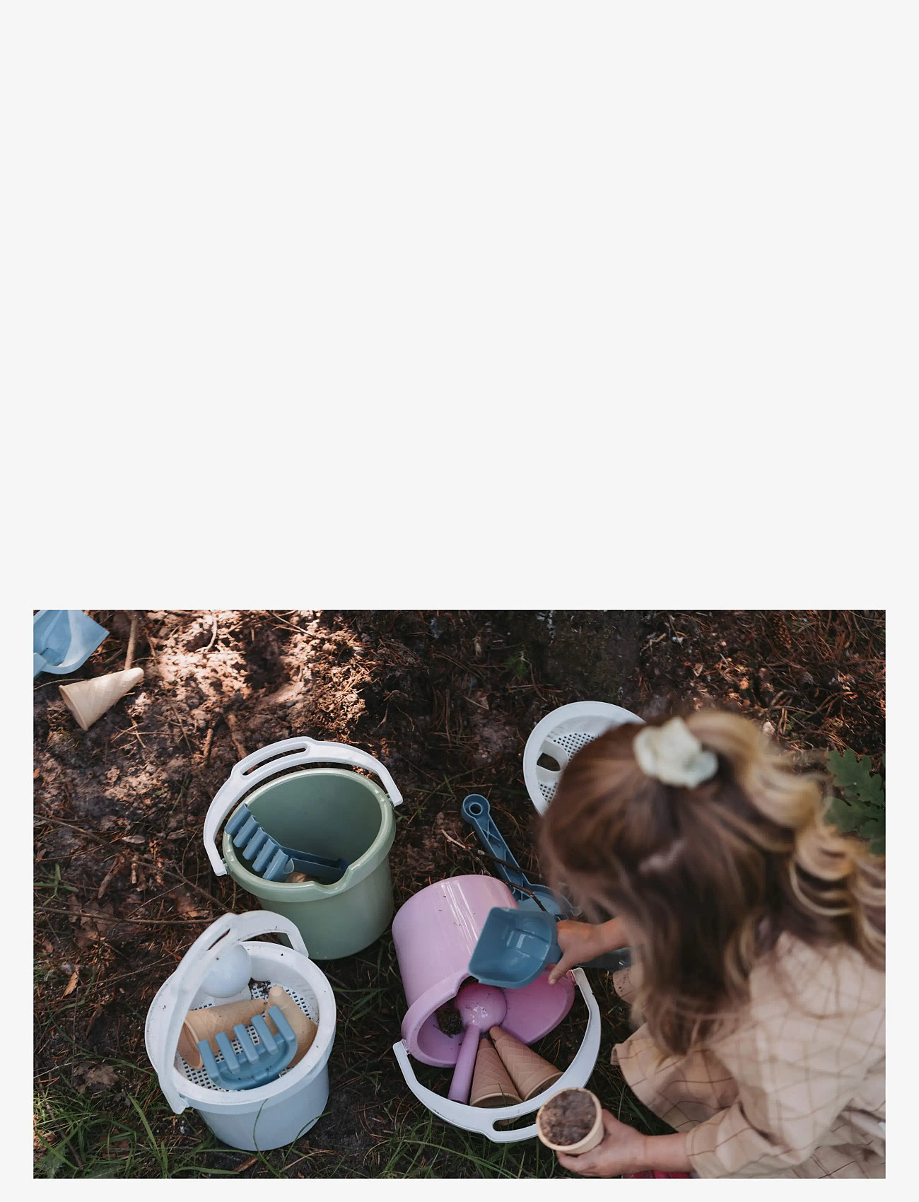 Dantoy - THORBJORN BUCKET SET GREEN - lägsta priserna - green, blue, white, grey, brown - 1