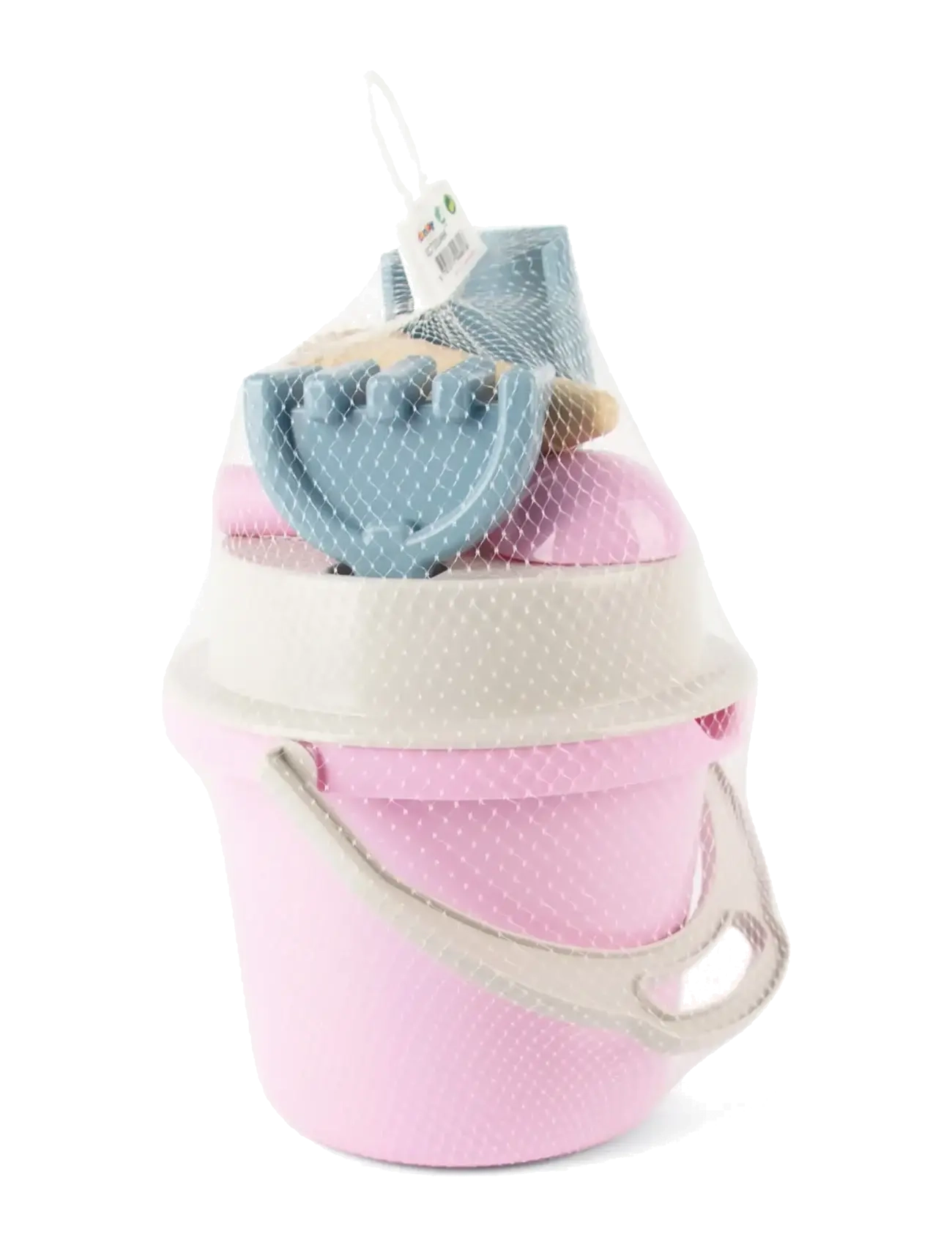 Dantoy - TB BUCKET SET - sand toys - pink, blue, grey, brown - 2