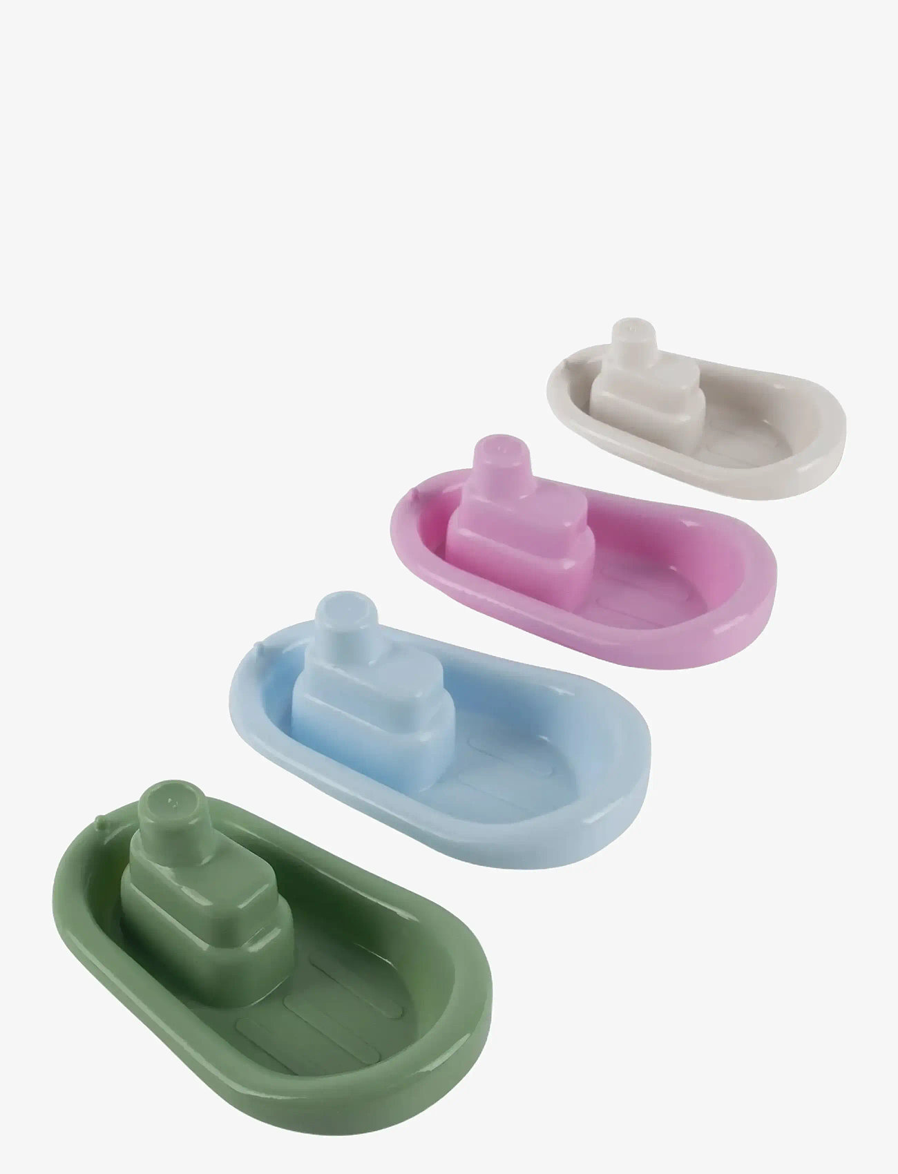 Dantoy - THORBJORN BOAT SET - andet vandlegetøj - green, light gray warmgray, light pink, pastel blue - 1
