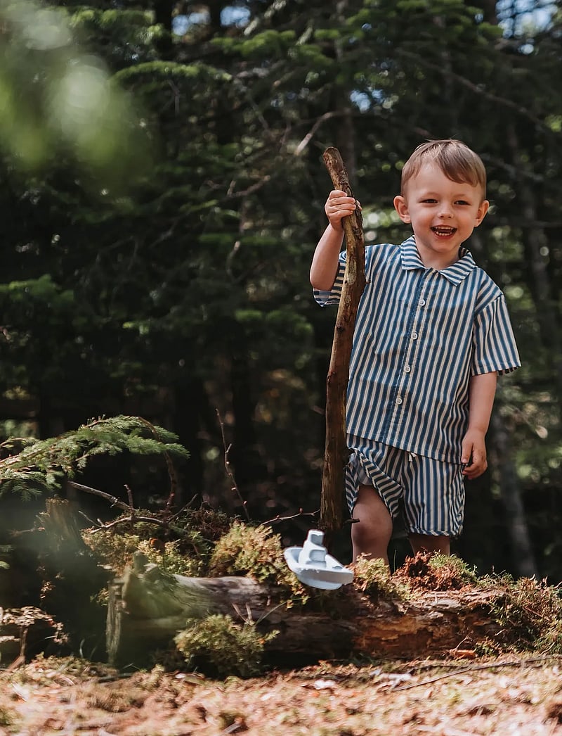 Dantoy - THORBJORN BOAT SET - Övriga vattenleksaker - green, light gray warmgray, light pink, pastel blue - 0