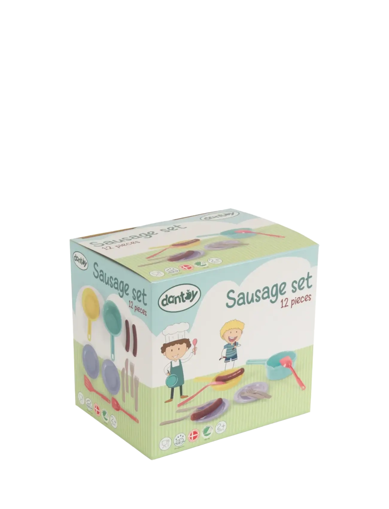 Dantoy SAUSAGE SET IN GIFT BOX - Toys - BEIGE, BROWN, LIGHT PURPLE, LIGHT YELLOW, MINT GREEN, PINK / multi