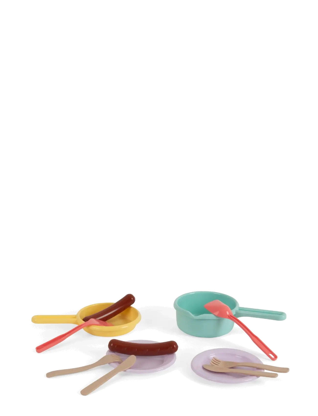 Dantoy - SAUSAGE SET IN GIFT BOX - beige, brown, light purple, light yellow, mint green, pink - 2