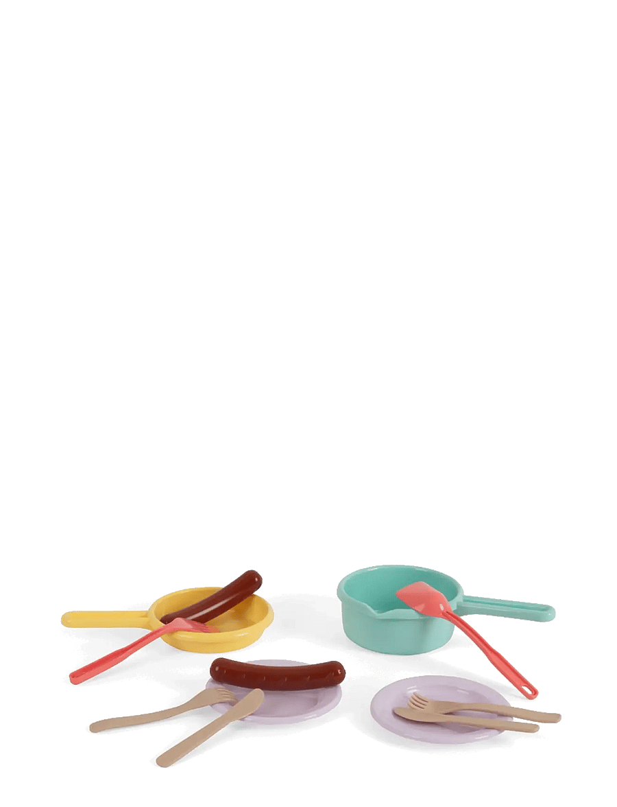 Dantoy - SAUSAGE SET IN GIFT BOX - leksaksmat & leksakstårtor - beige, brown, light purple, light yellow, mint green, pink - 1