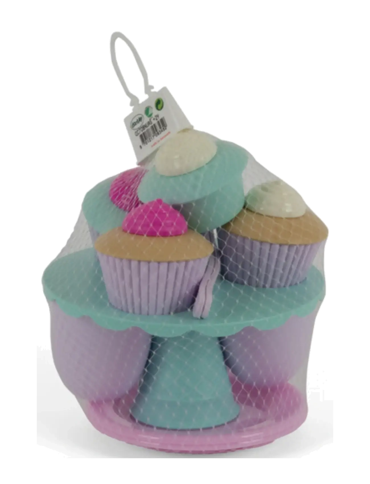 Dantoy - TB DESSERT SET IN BOX - toy food & cakes - blue, pink, lilac, brown, beige - 1