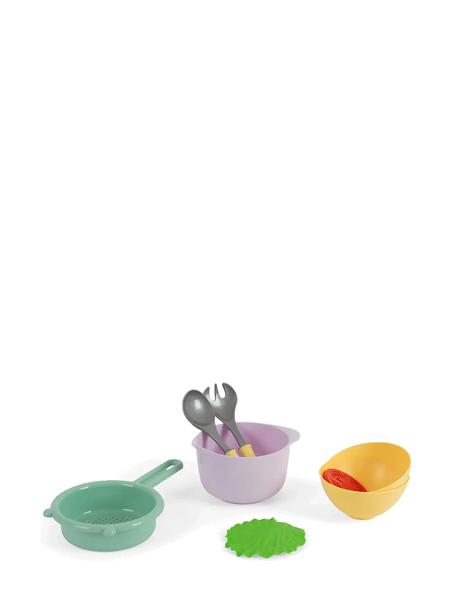 Dantoy - SALAD SET IN GIFT BOX - tillbehör till leksakskök - green, light green, light purple, light yellow, red, silver - 1