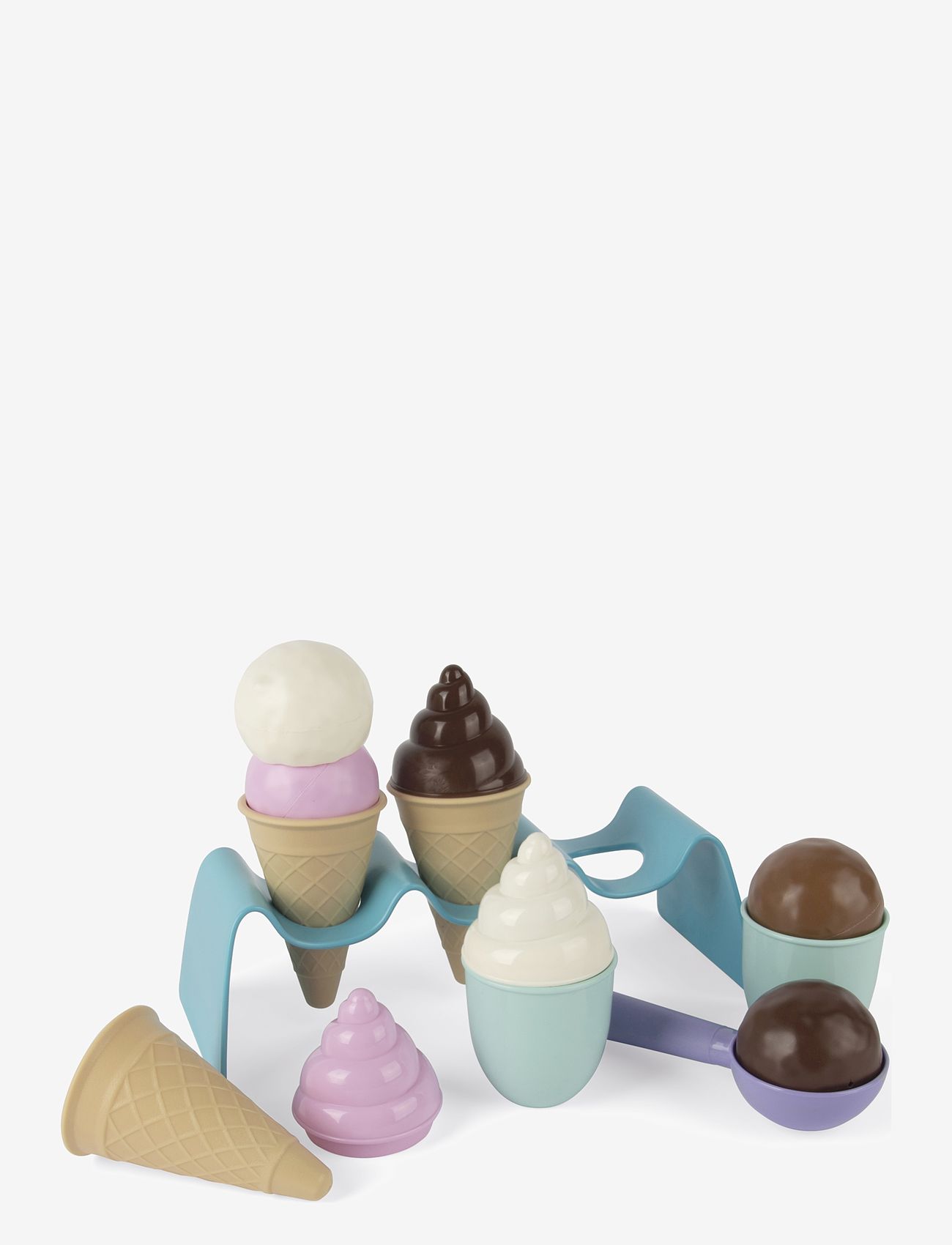 Dantoy - TB ICECREAM-SET IN BOX - leikfangamatur og kökur - blue, pink, lilac, brown, beige - 1