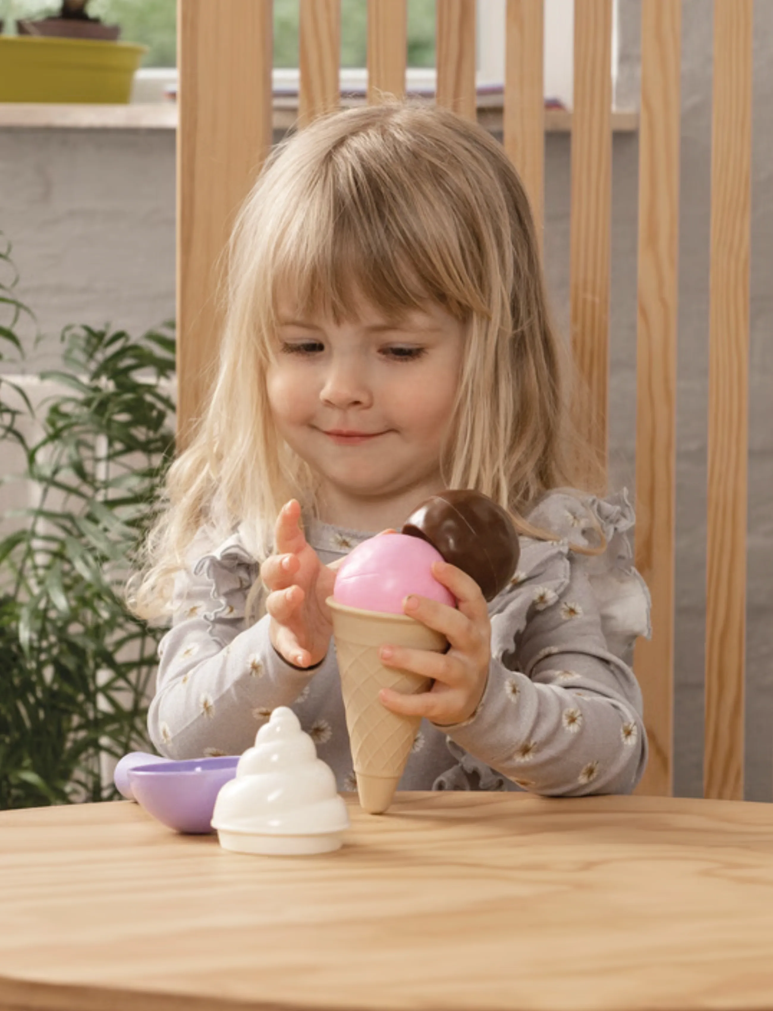 Dantoy Tb Icecream-Set In Box, 29X 11.5X 19.5 cm, Toy Kitchen & Accessories, Mehrfarbig/gemustert - Food Cakes, Kinder