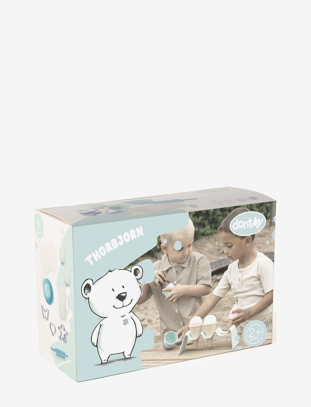 Dantoy - TB ICECREAM-SET IN BOX - leikfangamatur og kökur - blue, pink, lilac, brown, beige - 2