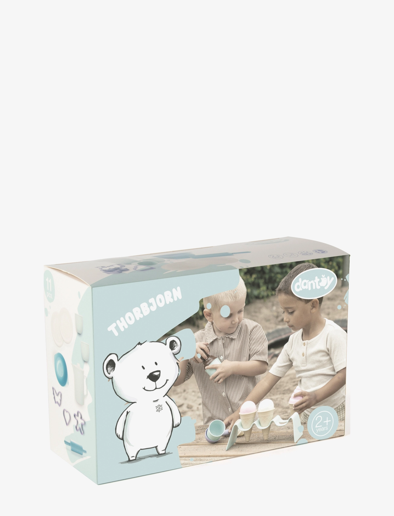 Dantoy - TB ICECREAM-SET IN BOX - leikkiruoka & -kakut - blue, pink, lilac, brown, beige - 2