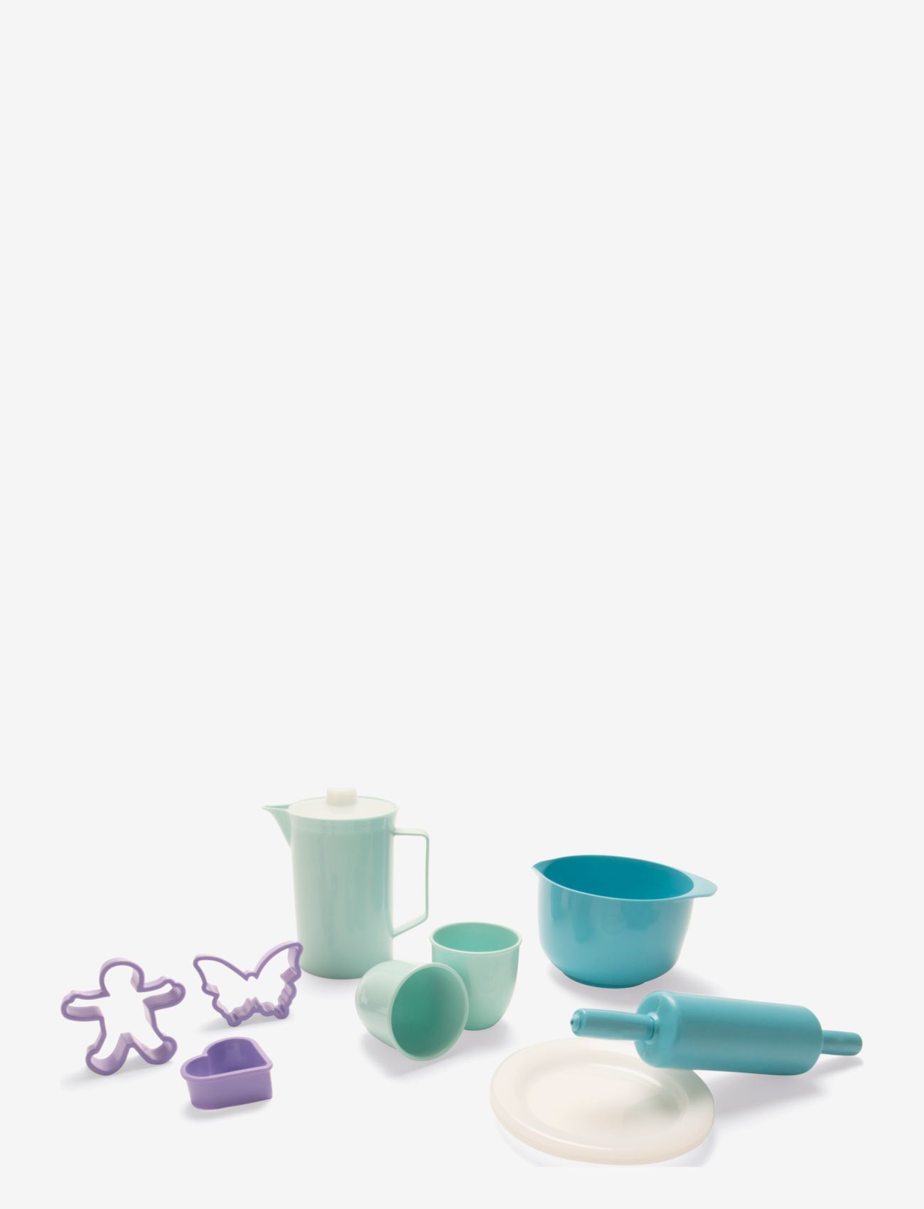 Dantoy TB COFFEE -BAKING SET IN BOX - Dantoy - MINT BLUE, MINT GREEN, PURPLE / multi