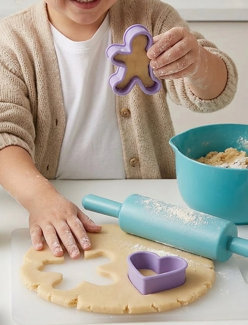 Dantoy - TB COFFEE -BAKING SET IN BOX - toy kitchen accessories - mint blue, mint green, purple - 0