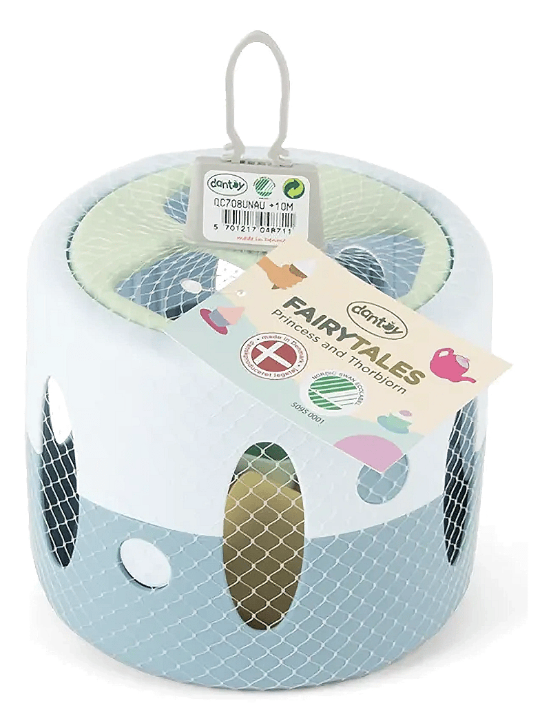 Dantoy - FT SHAPE SORTER IN NET - putteboks - blue, green, light gray-violet, light yellow, old pink, pastel blue - 2