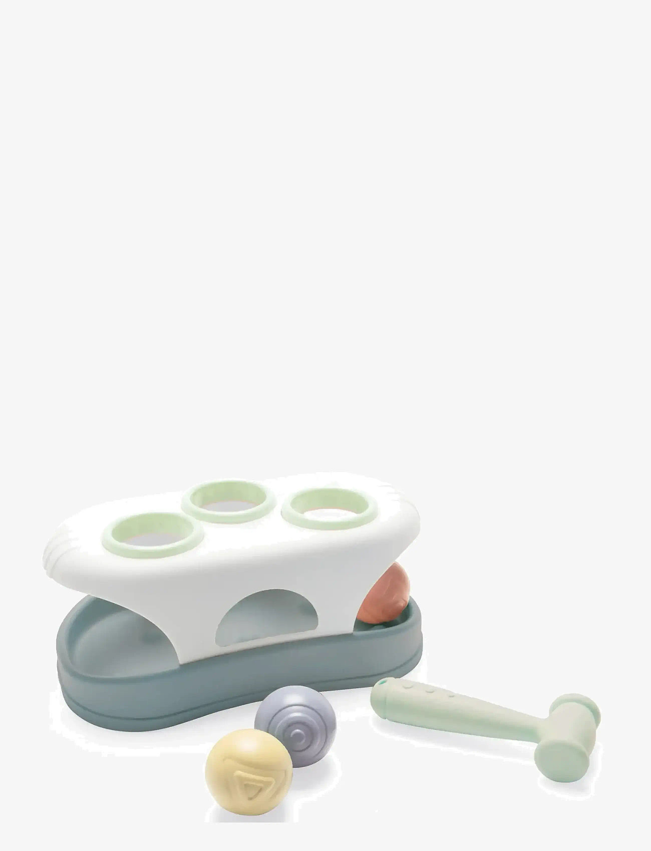 Dantoy - FT POUNDING BENCH IN NET - julegaver under 300kr - blue, green, light gray-violet, light yellow, old pink, pastel blue - 0