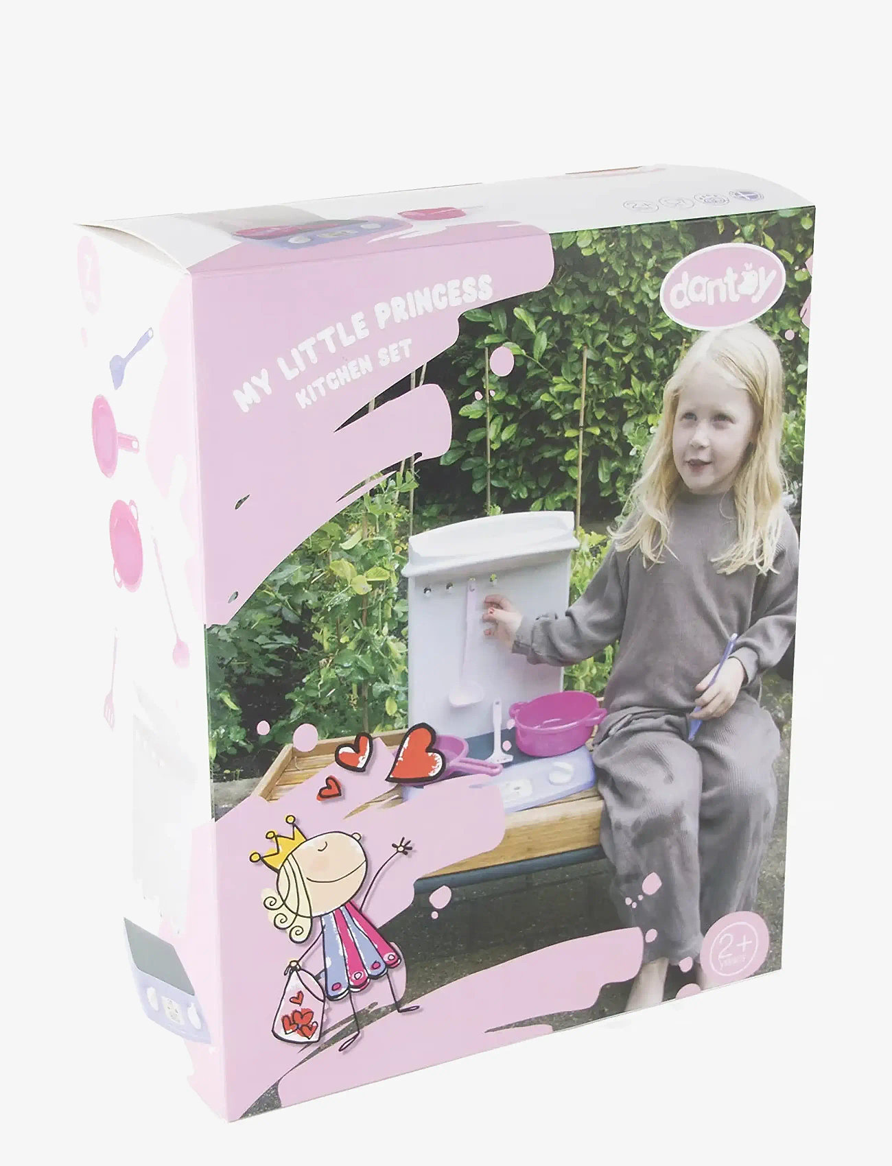 Dantoy - MY LITTLE PRINNCESS KITCHEN - tillbehör till leksakskök - anthracite gray, light gray warmgray, light pink, pink, violet - 2