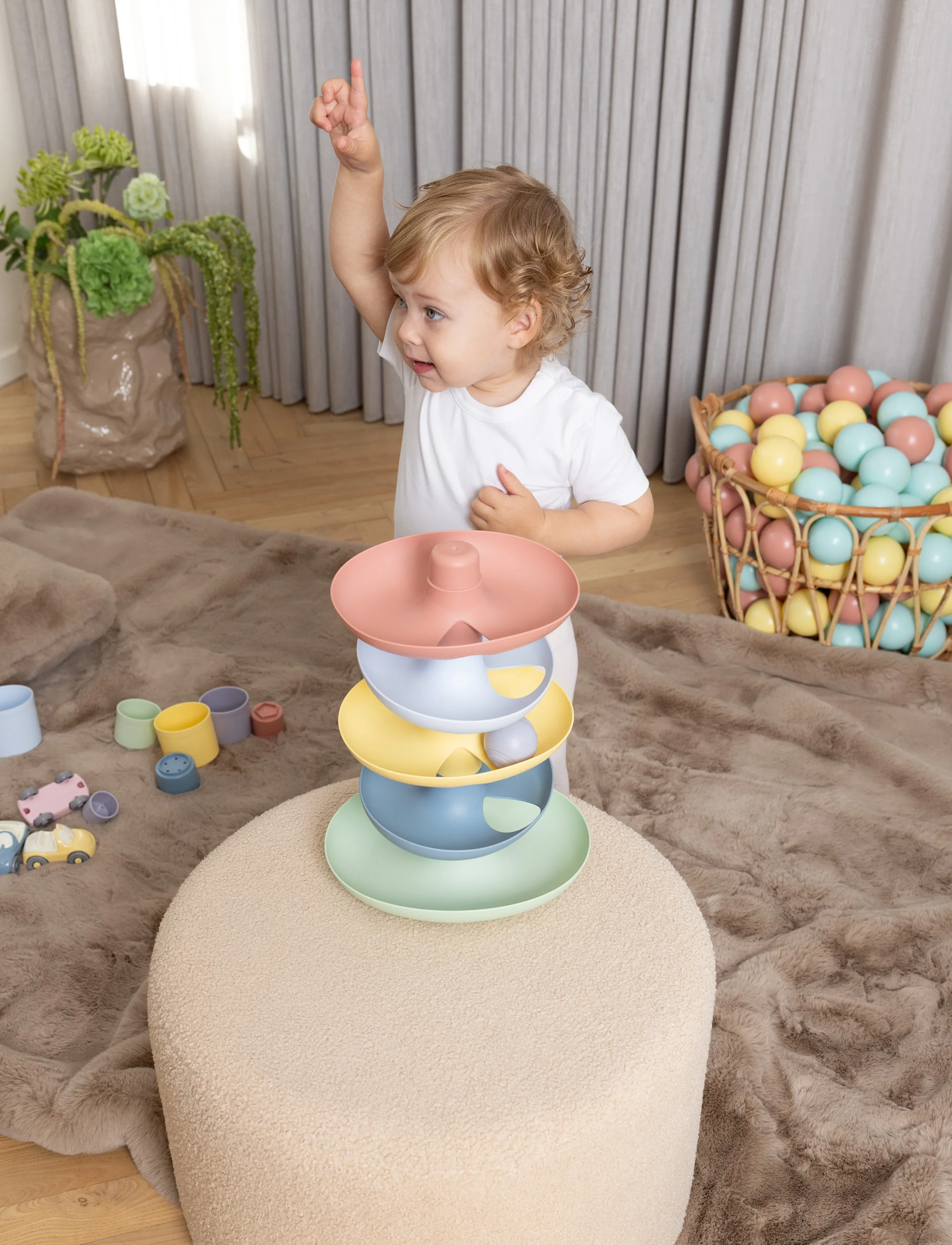 Dantoy Ft Ball Track, Ball Tracks, Pink, Str: ONE SIZE