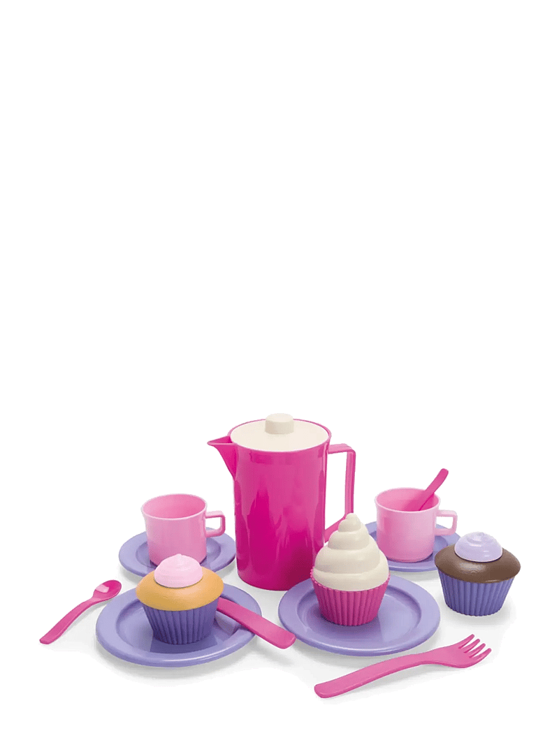 Dantoy - MLP COFFEE-CUPCAKE SET IN BOX 20 PCS - kaffesæt & tesæt - pink, purple, brown, white - 1