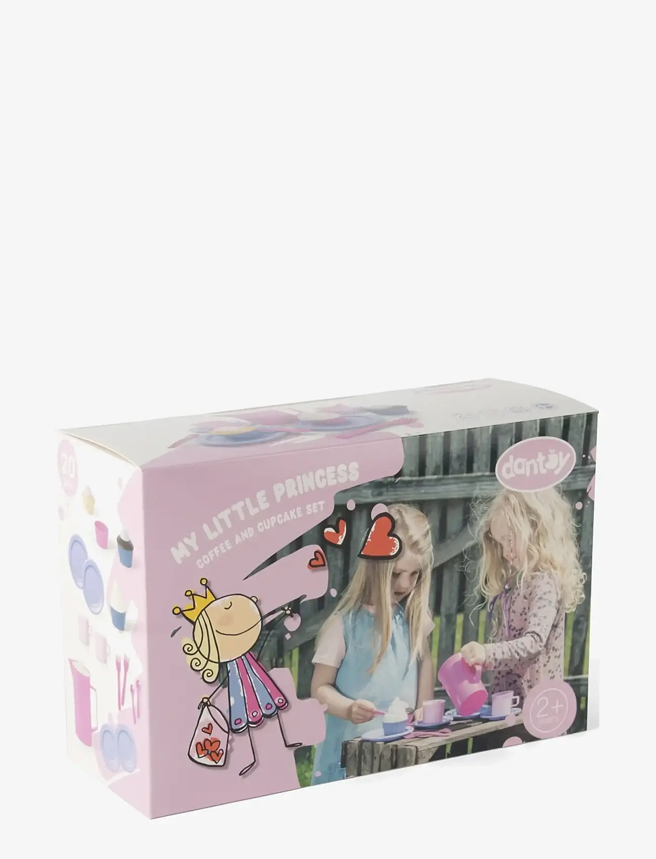 Dantoy - MLP COFFEE-CUPCAKE SET IN BOX 20 PCS - kaffesæt & tesæt - pink, purple, brown, white - 2